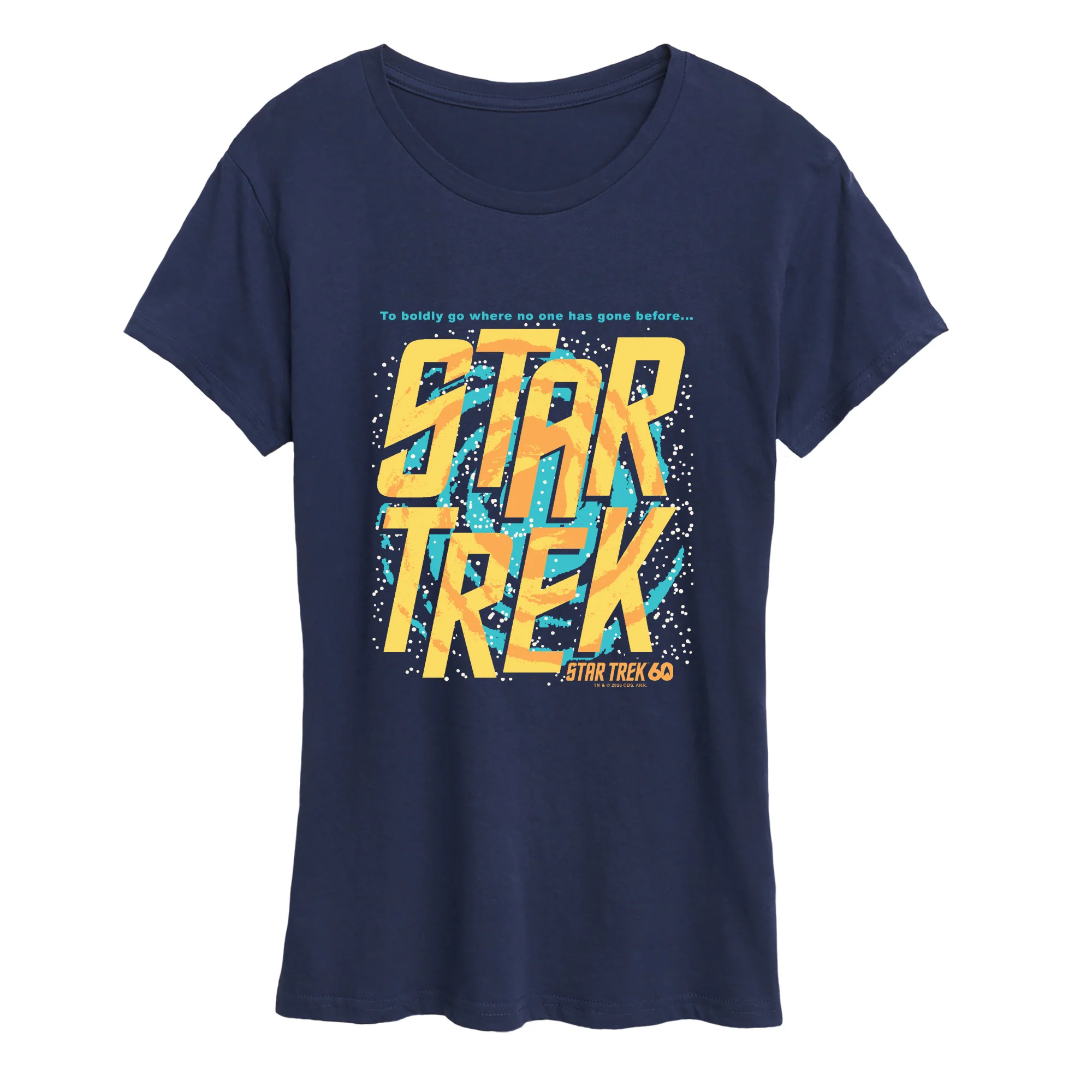 Star Trek - To Boldly Go 60 - Women's Short Sleeve Graphic T-Shirt - Image 4