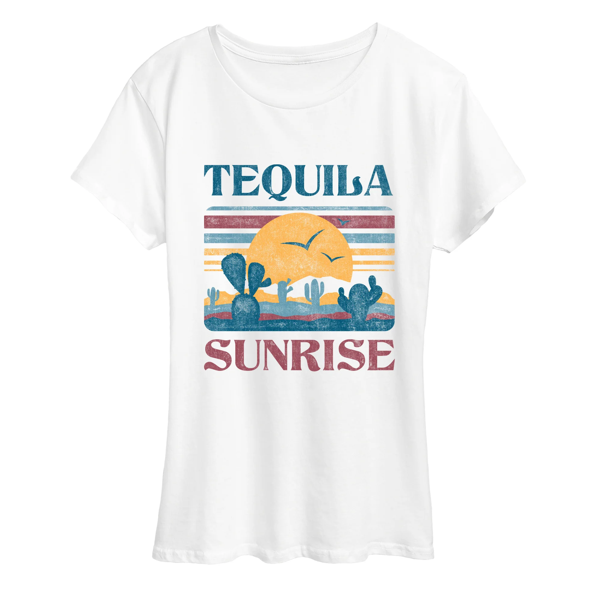 Instant Message - Tequila Sunrise - Women's Short Sleeve Graphic T-Shirt