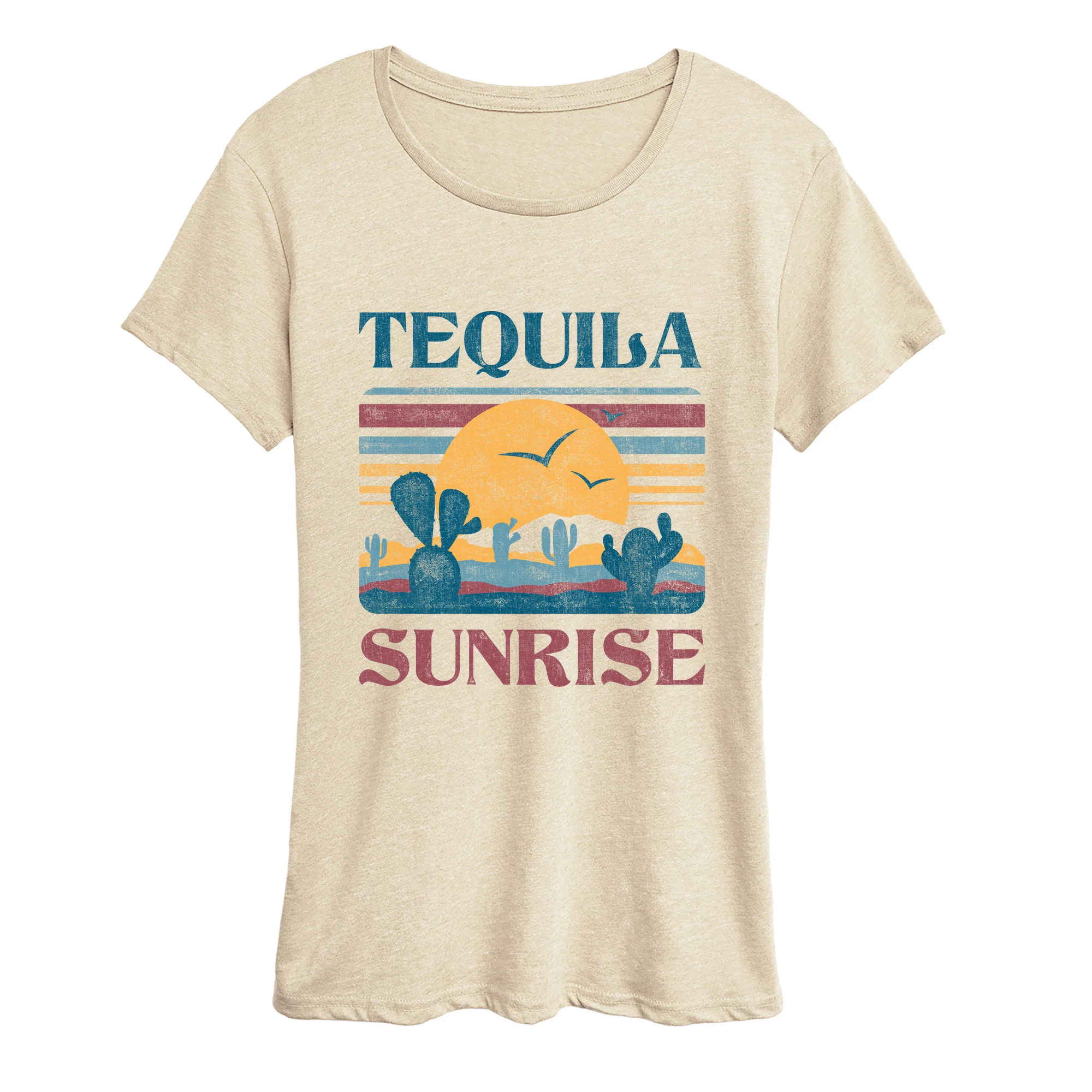 Instant Message - Tequila Sunrise - Women's Short Sleeve Graphic T-Shirt - Image 2