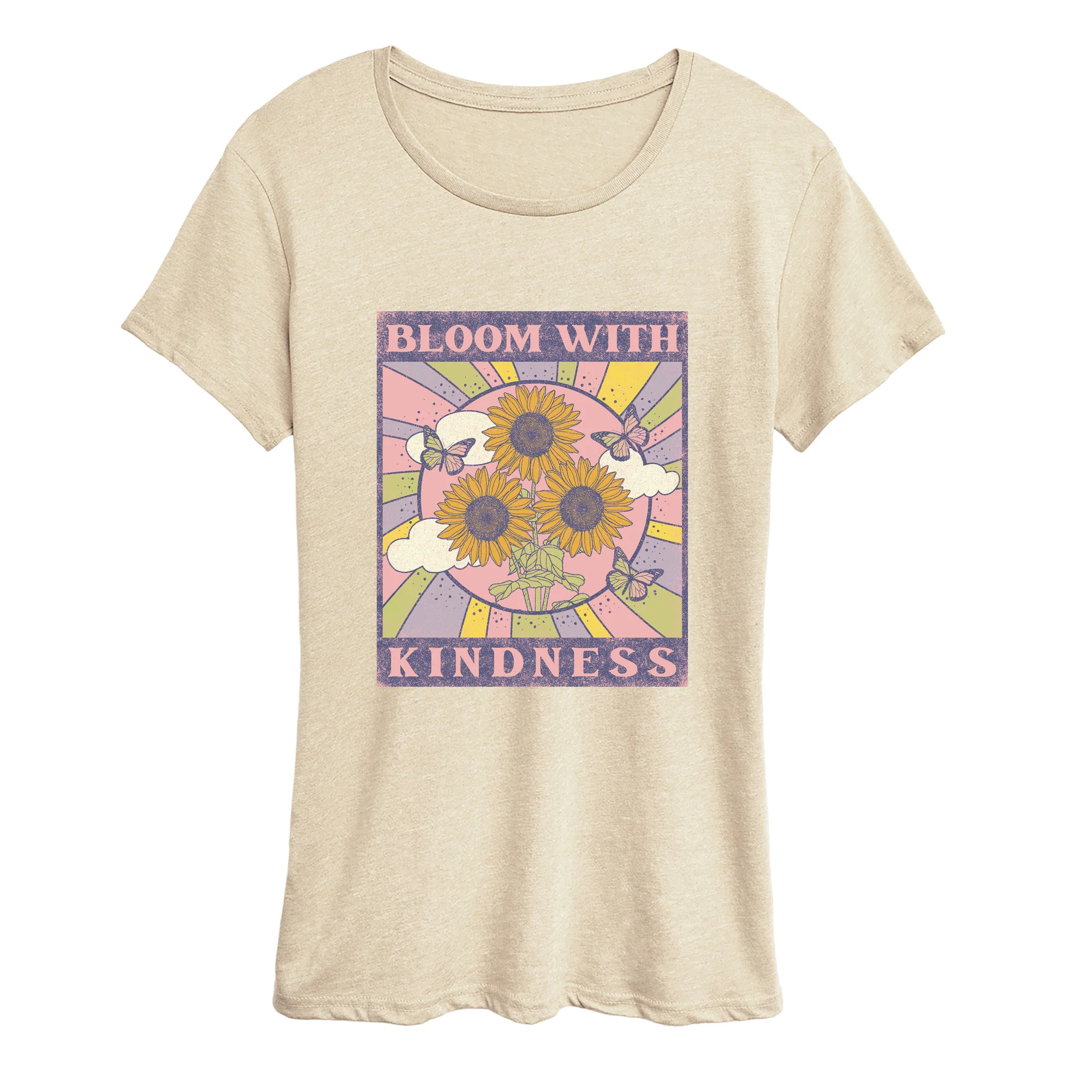 Instant Message - Bloom With Kindness - Women's Short Sleeve Graphic T-Shirt