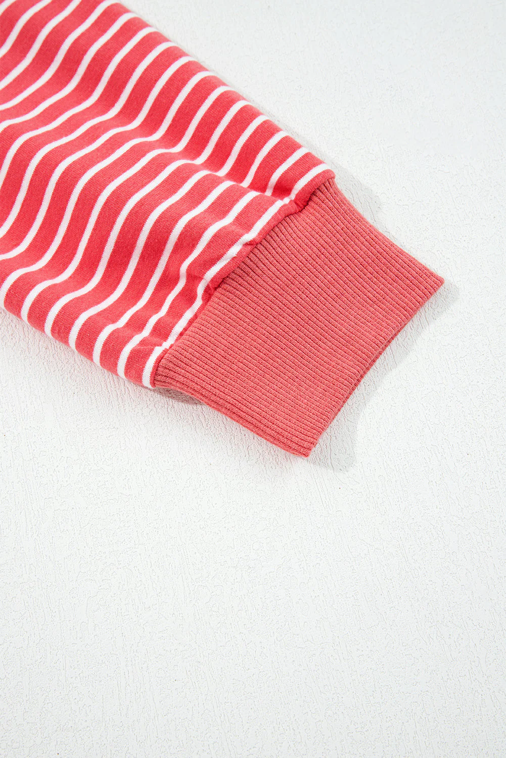 Threaded Pear Hallie Puff Sleeve Stripe Hoodie - Image 4