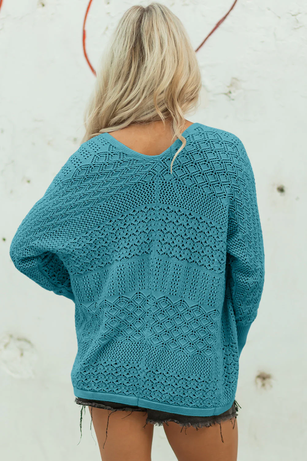 Threaded Pear Harmoni Knit Open Front Cardigan - Image 6