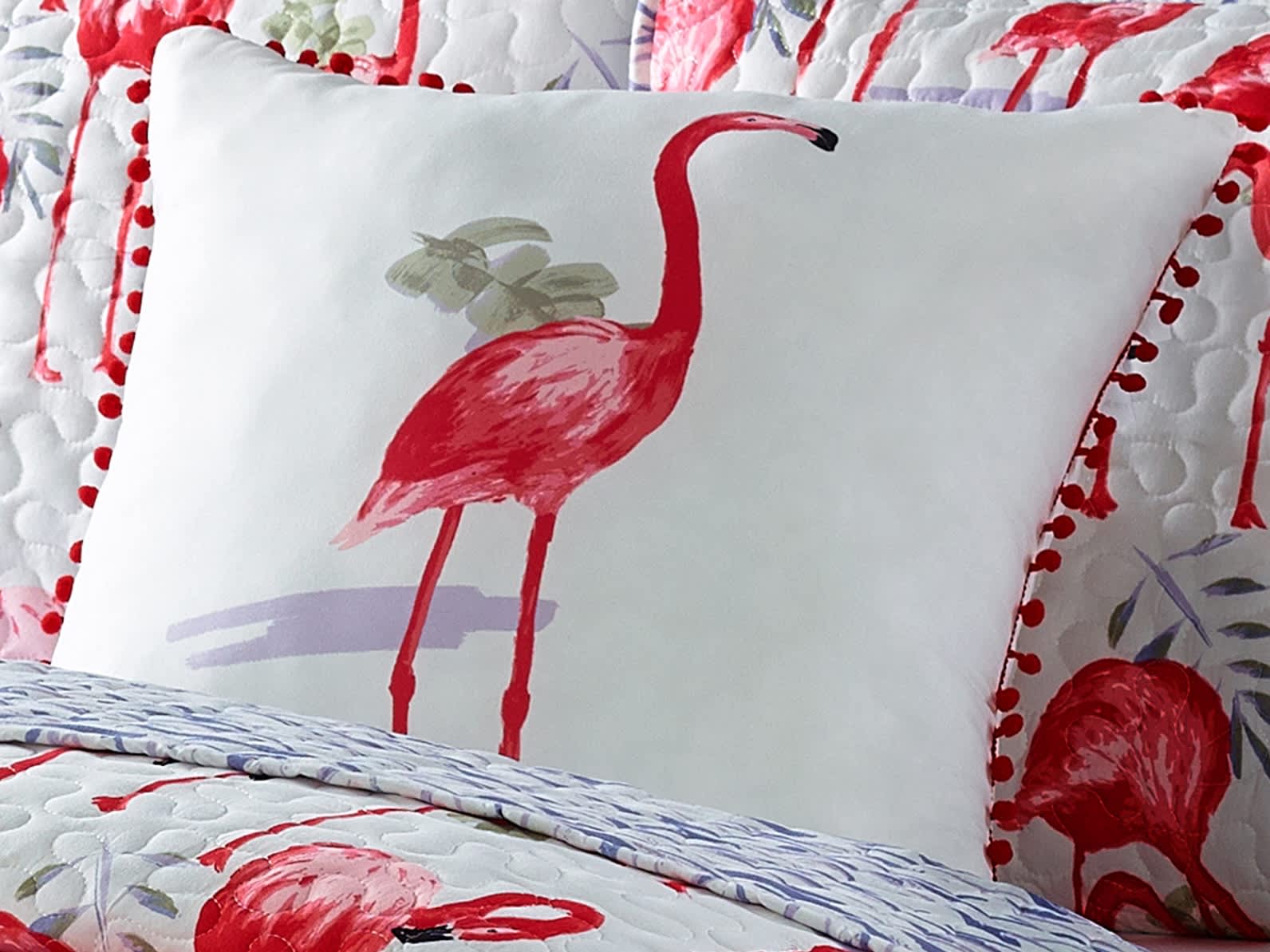 Harper Loft Unisex Fancy Flamingo 3-piece Quilt Set - Image 5
