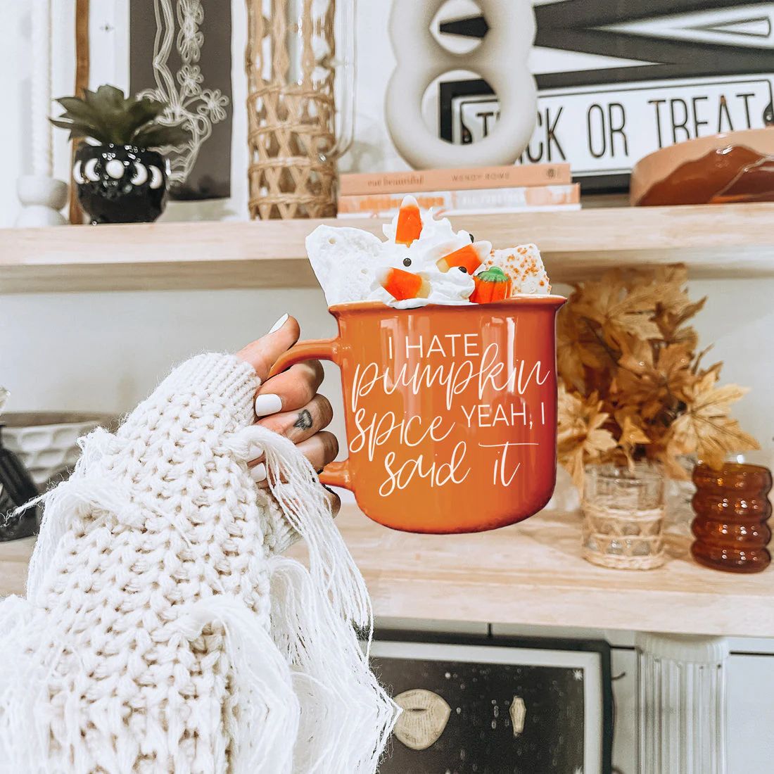 Hate Pumpkin Mug by Gia Roma - Image 2