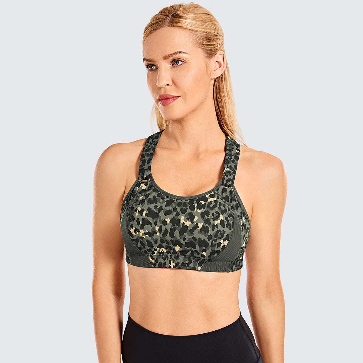 High Impact Lightly Padded Wireless Active Bra - Image 221
