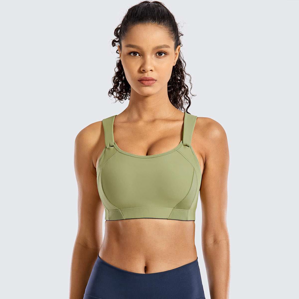 High Impact Lightly Padded Wireless Active Bra - Image 8