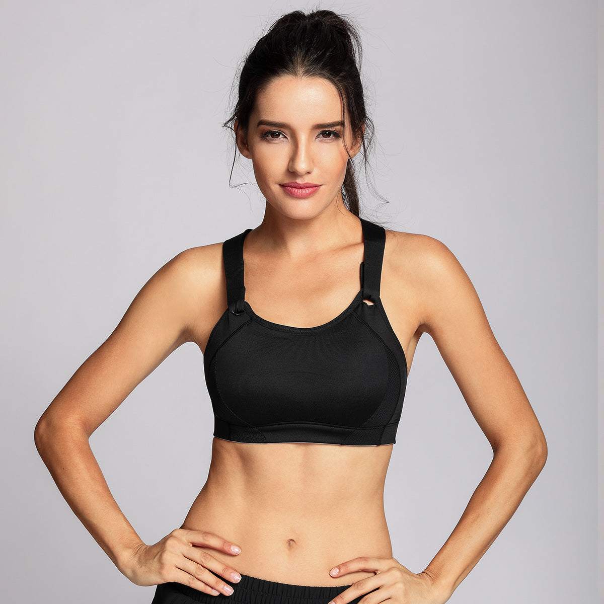High Impact Lightly Padded Wireless Active Bra - Image 81