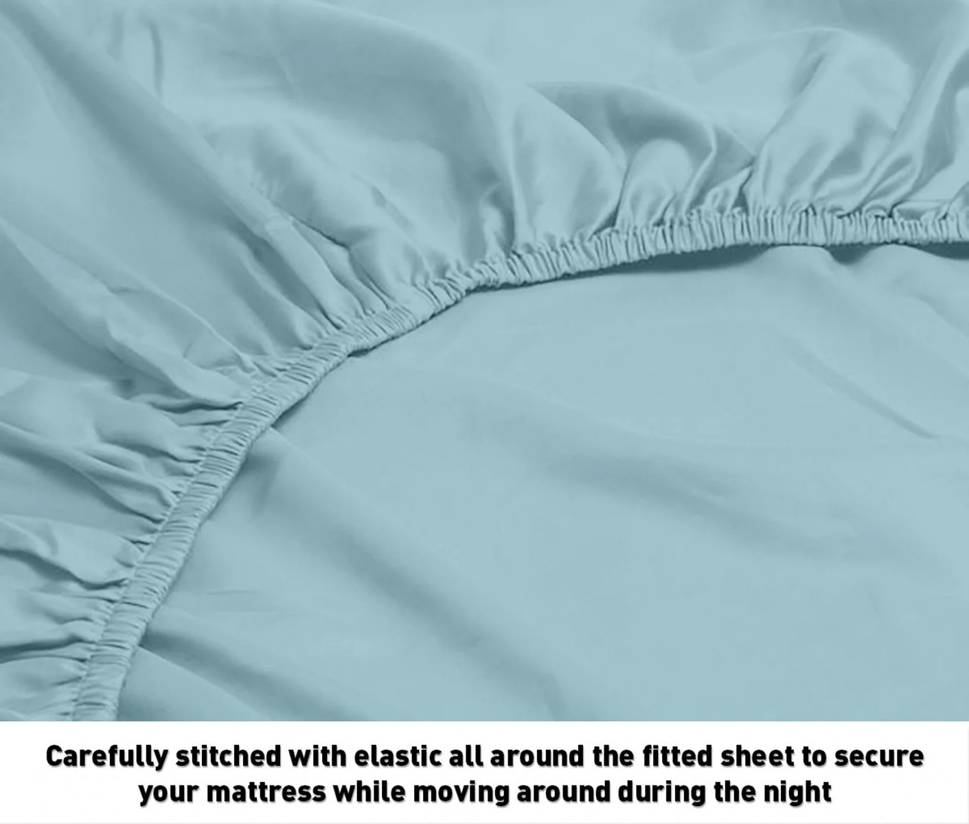 Home Sweet Home Dream Milano Collection 1000 Thread Count Deep Pocket Egyptian Quality Cotton Bed Sheet Set - Image 15