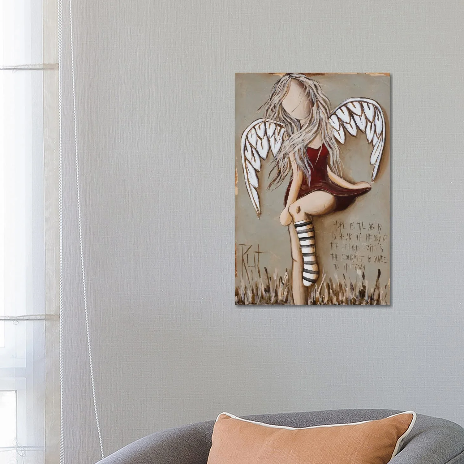 Hope Is The Ability by Ruth's Angels - Canvas Gallery Wrap - Image 2