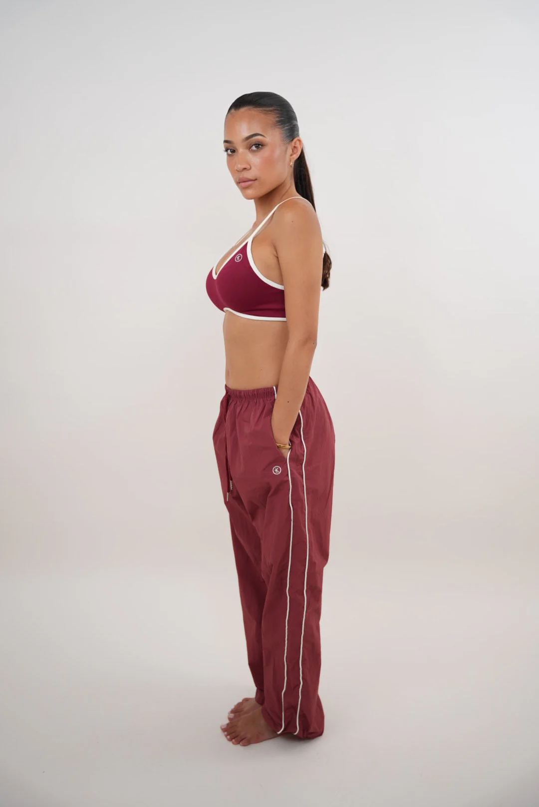 I Accept Change with Grace Red Versatile Relaxed Fit Pant - Image 5