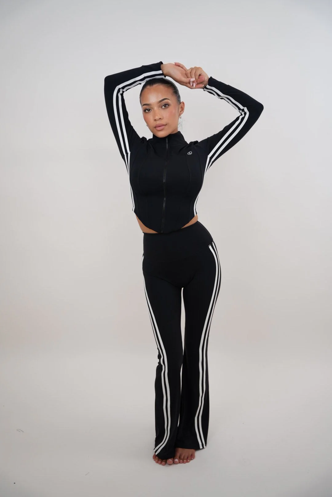 I Am Motivated Black Flare Pant - Image 11