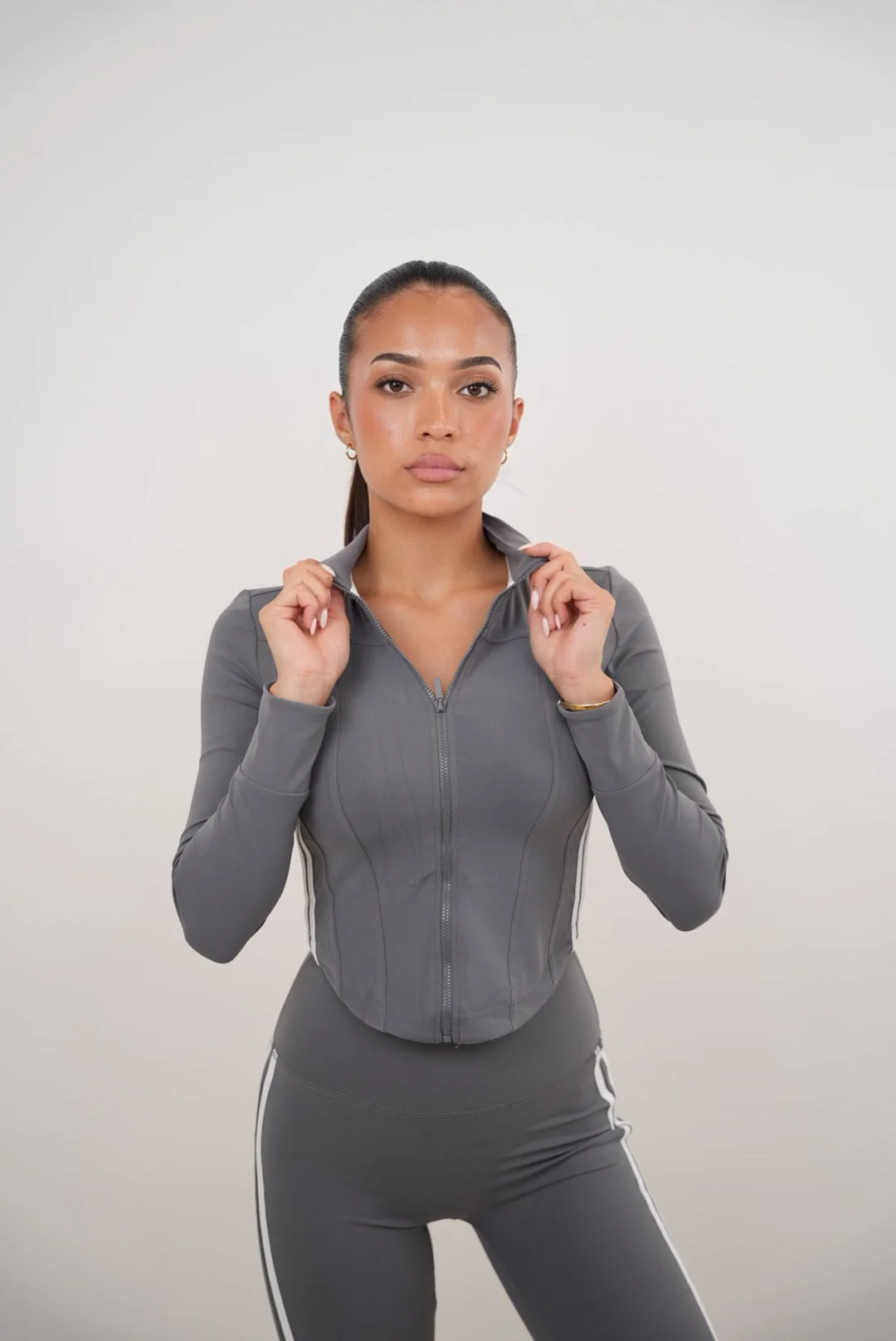 I Am Motivated Gray Jacket - Image 4