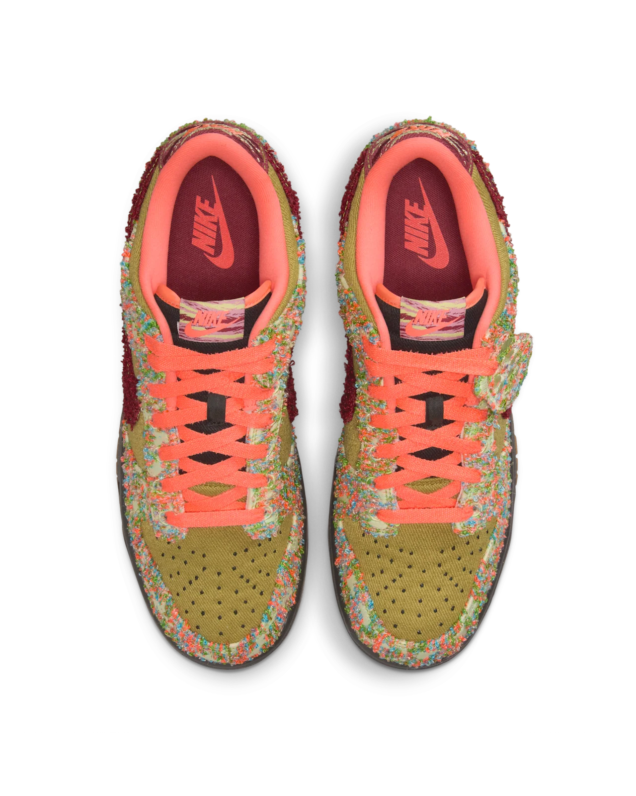 Nike Men's Dunk Low 'Panda-Monium Green Curry Multi-Color' - IB2263-300 - Image 4