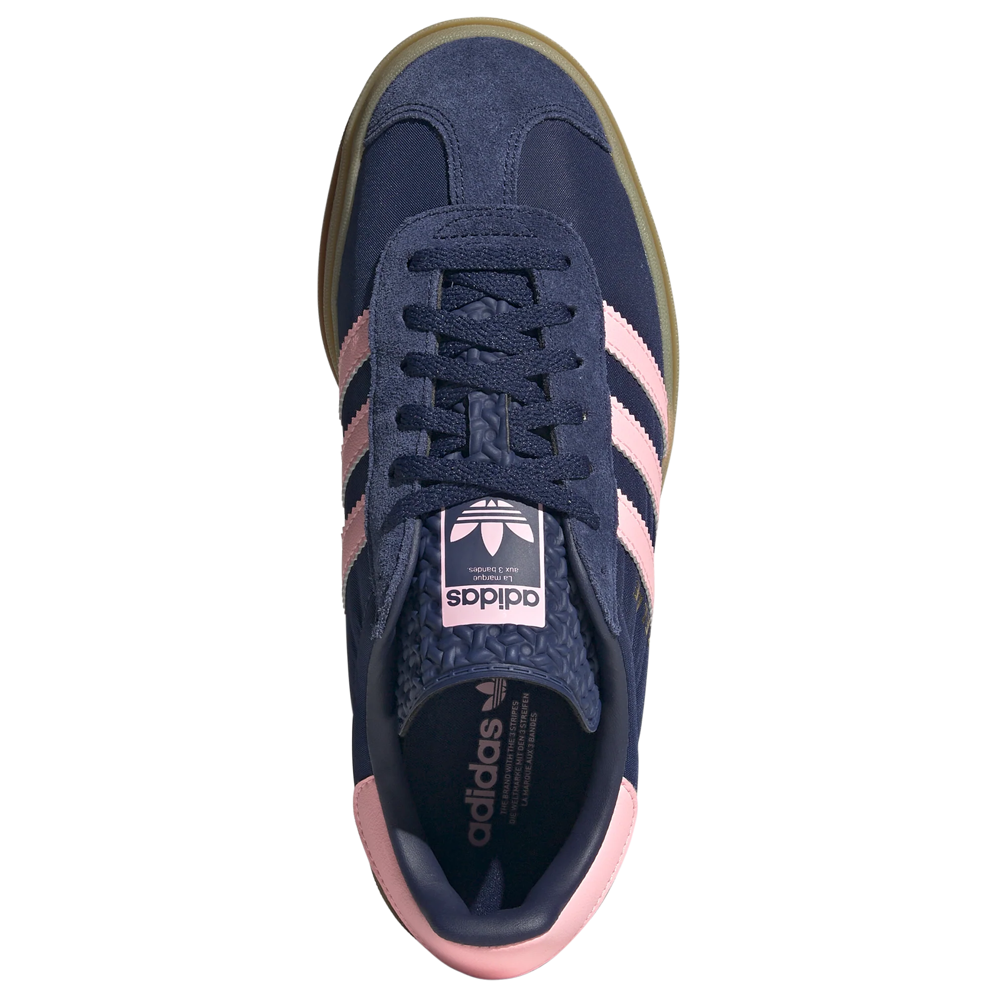 [IG4390] Womens adidas Gazelle Bold 'Dark Blue Pink Spark' - Image 4