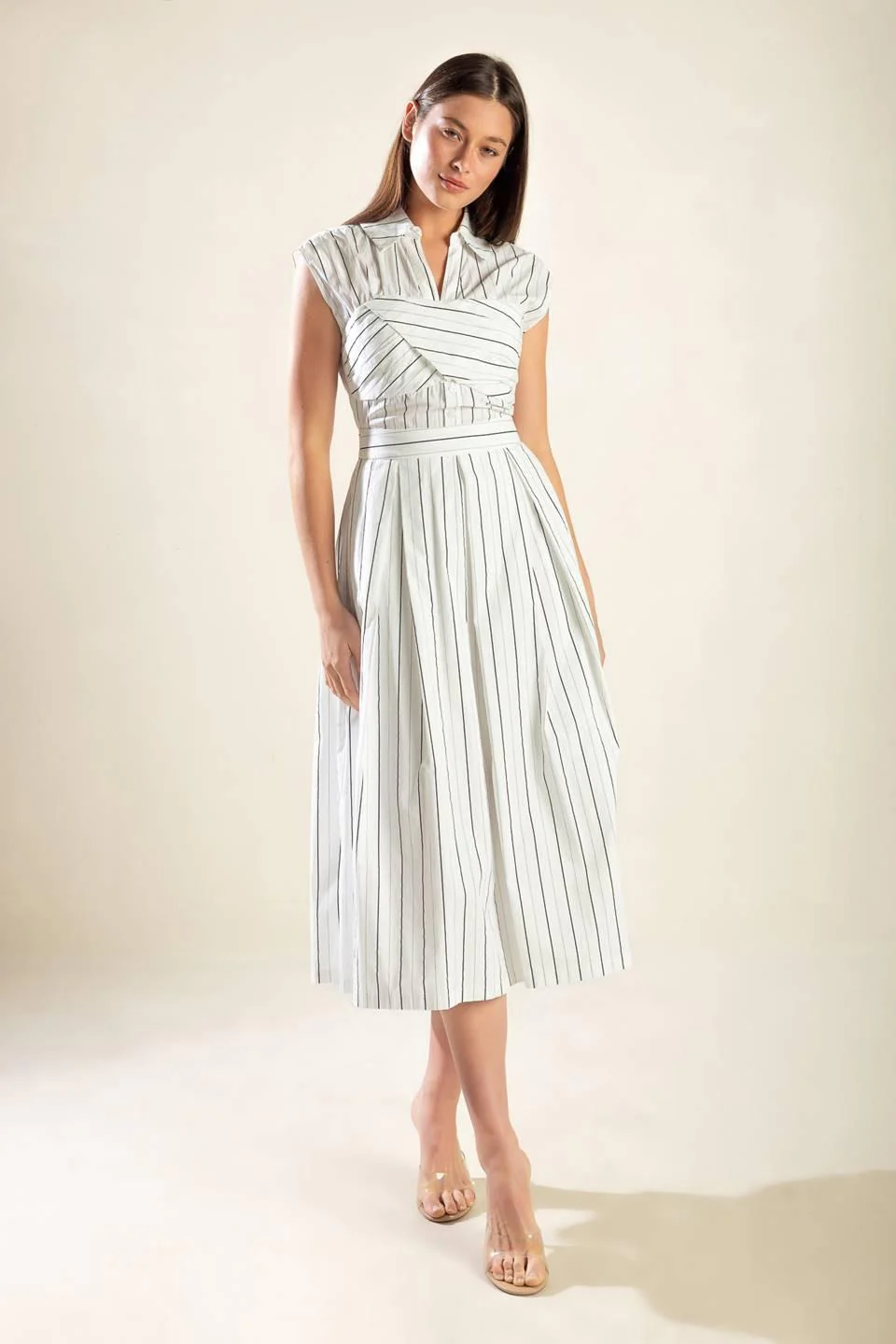 Incredibly Sensational Woven Midi Dress - Image 5