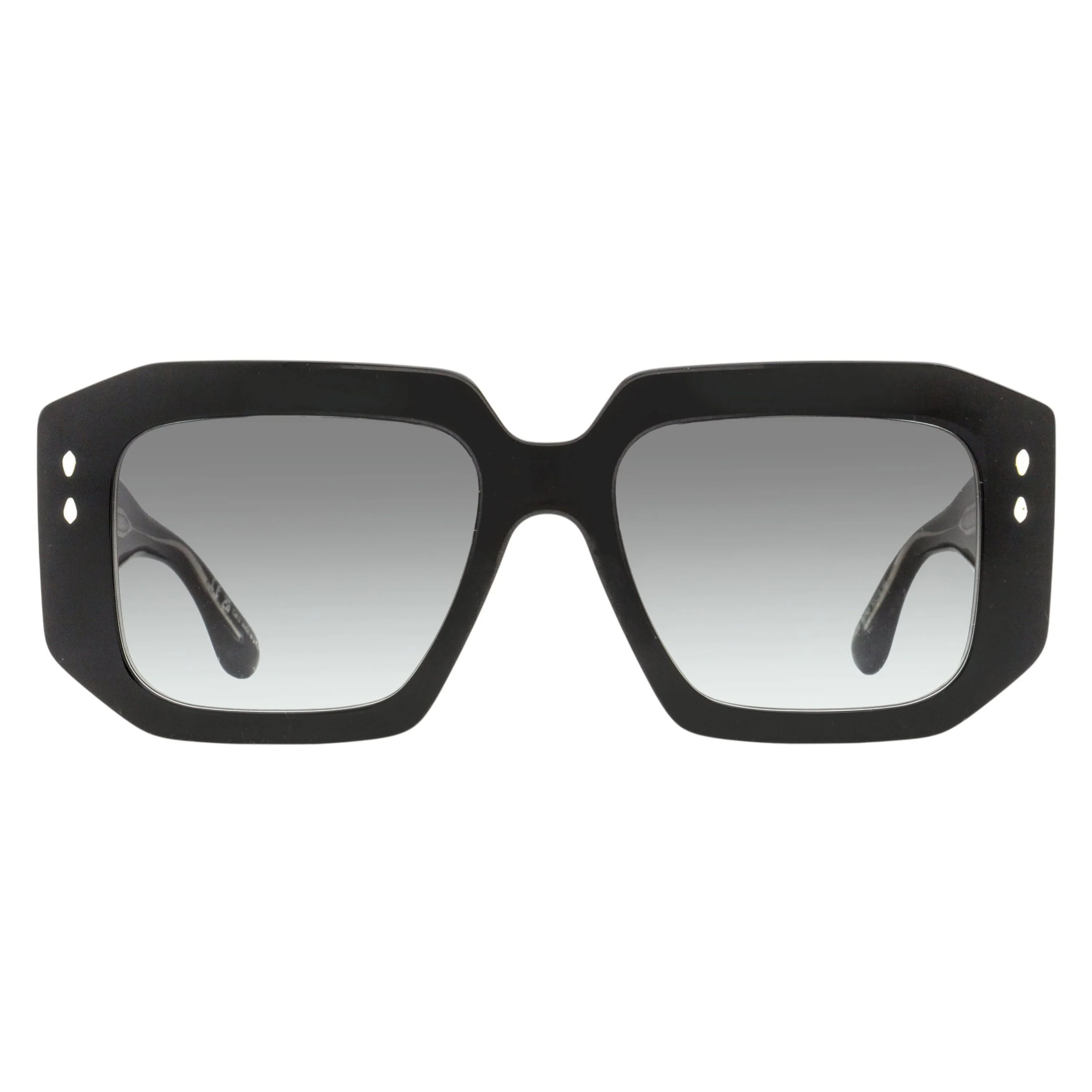 Isabel Marant Bevelled Rectangular Sunglasses IM0143/S 8079O Black 53mm - Image 2