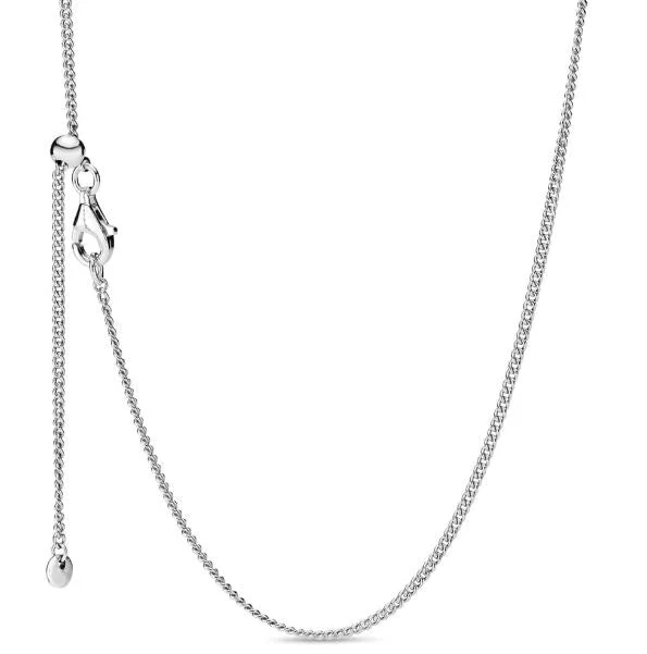 Mint & Lily Italian Milano Sterling Silver Adjustable Chain Necklace - Image 6