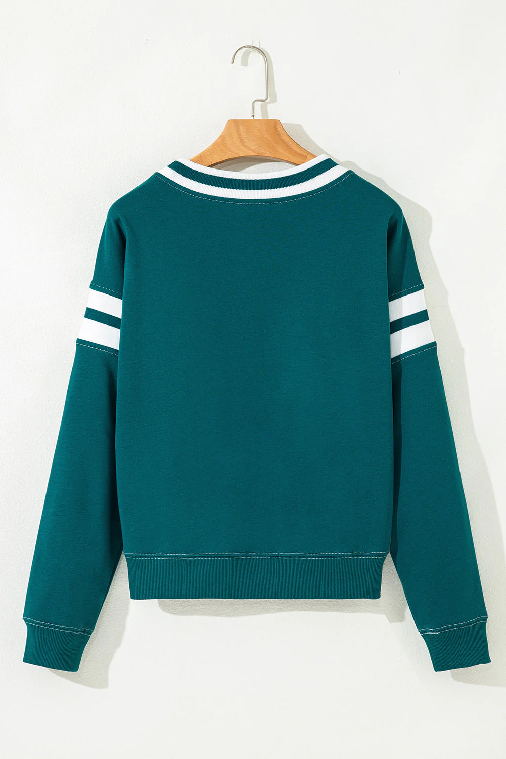 Threaded Pear Jadeita Patchwork Drop Shoulder Sweatshirt - Image 9