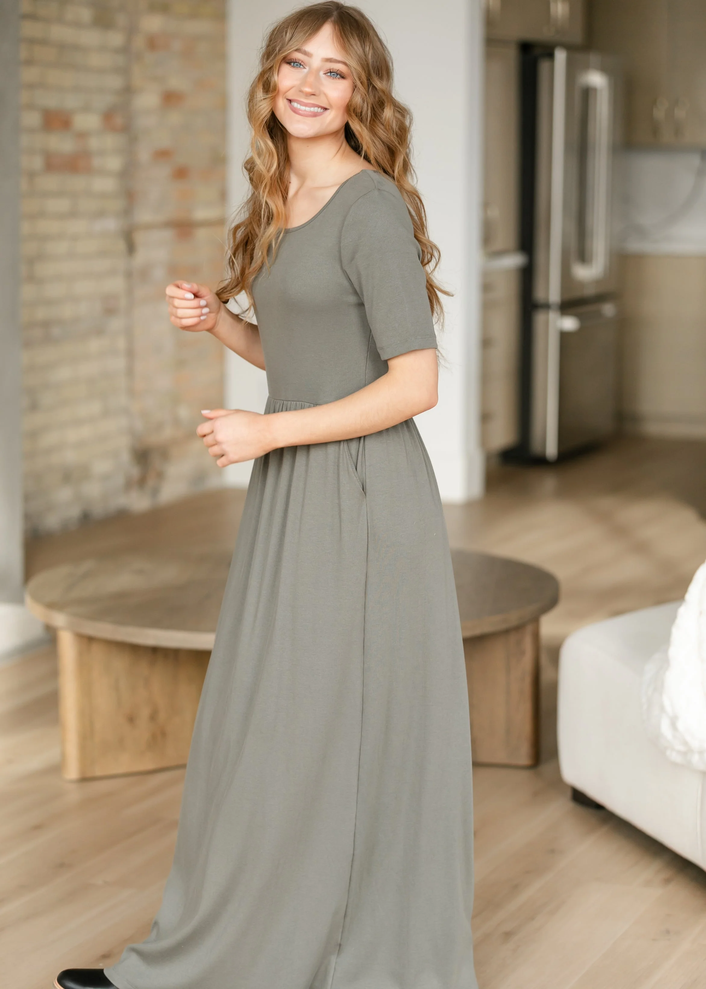 Jasmine Ribbed Maxi Dress - Image 4
