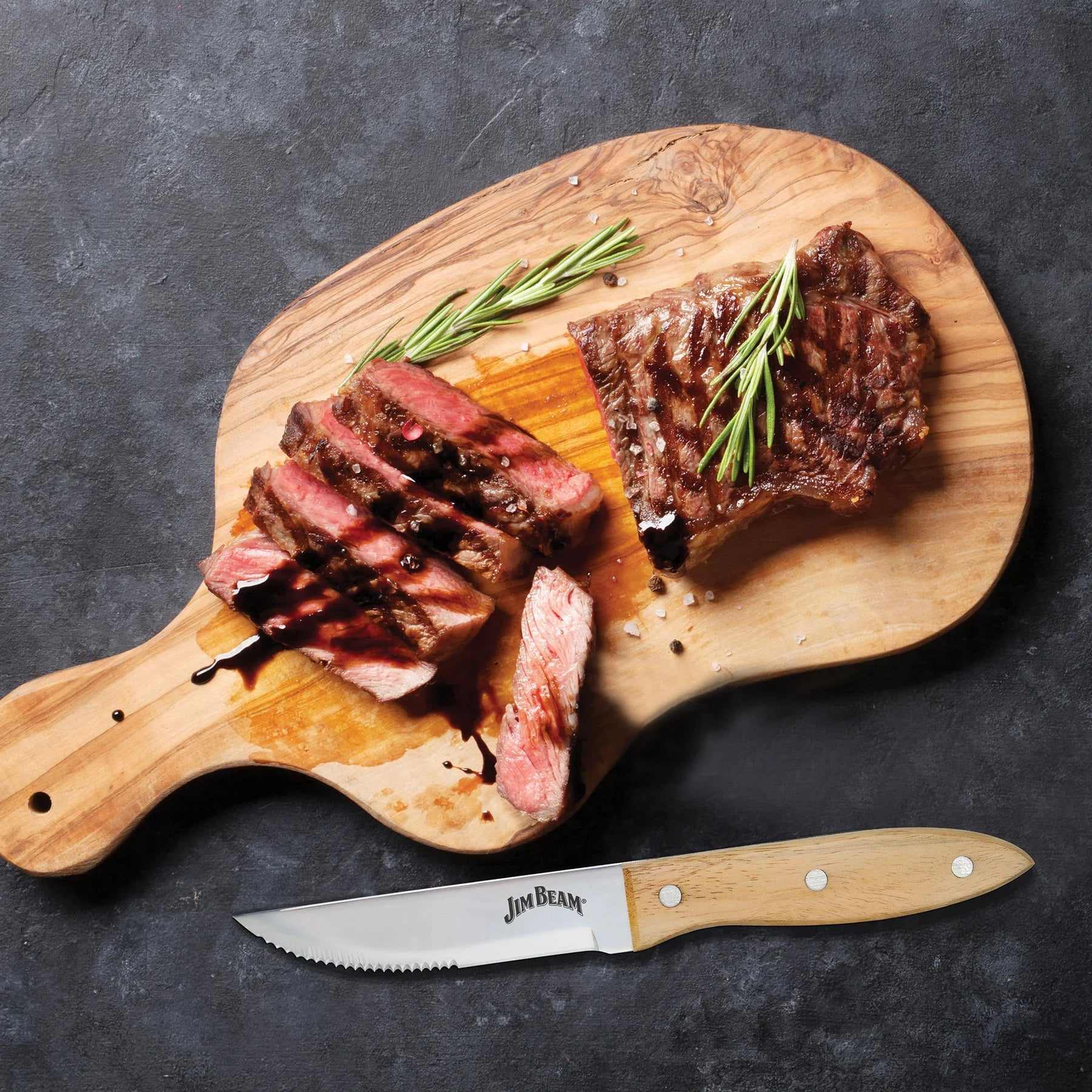 Jim Beam 4 Piece Serrated Steak Knife Set - Image 5
