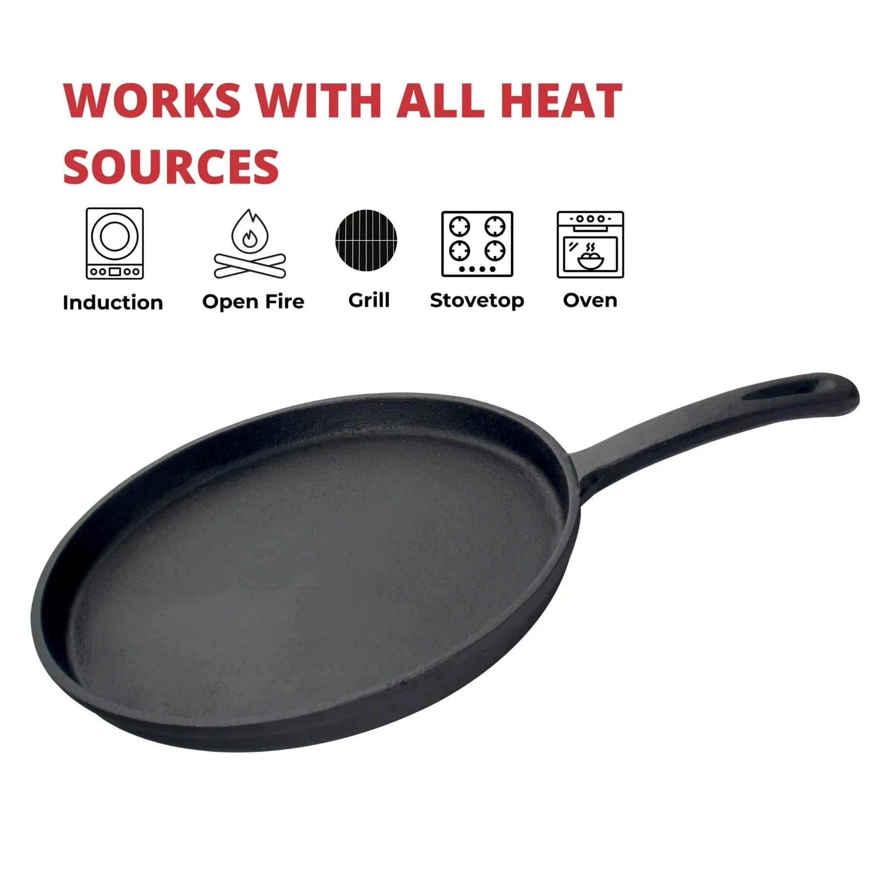 Jim Beam Cast Iron 10.5" Griddle - Image 5