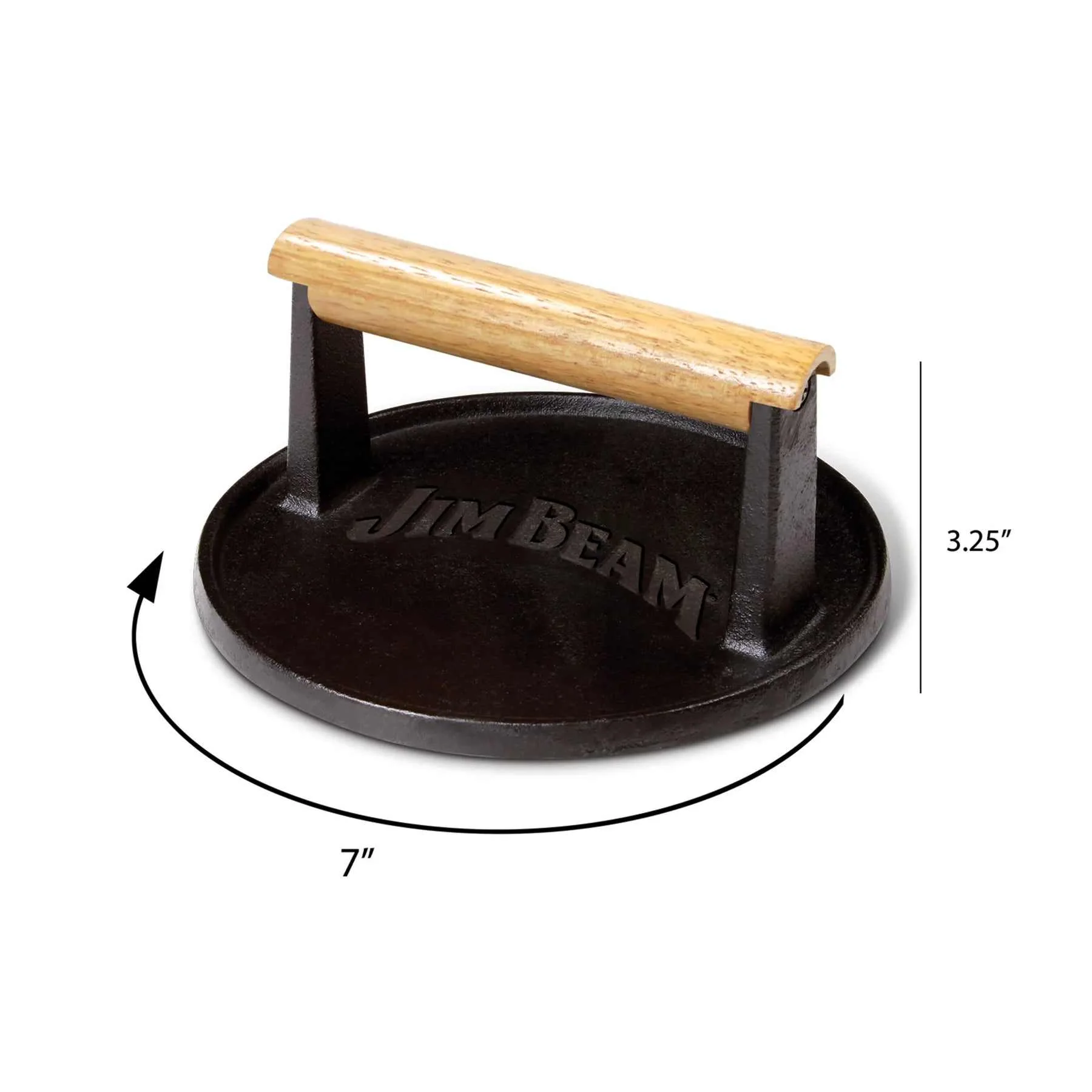 Jim Beam Cast Iron Burger Press - Image 3