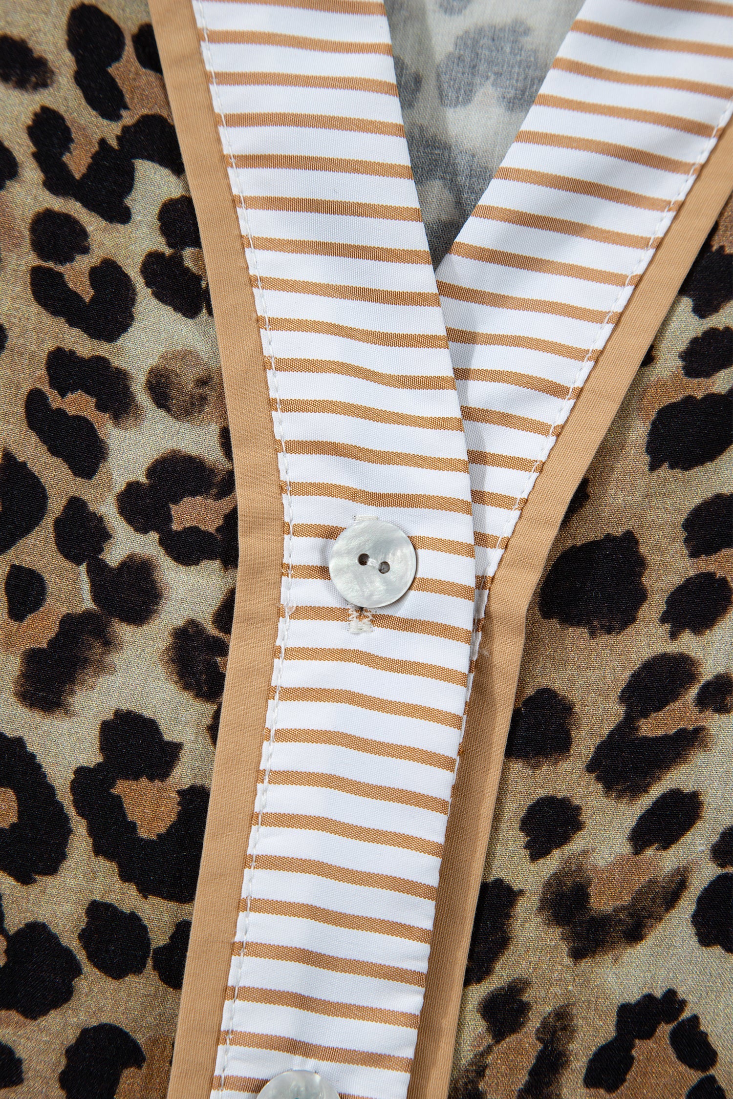 Threaded Pear Jordyn Contrast Striped Trim Shirt - Image 13