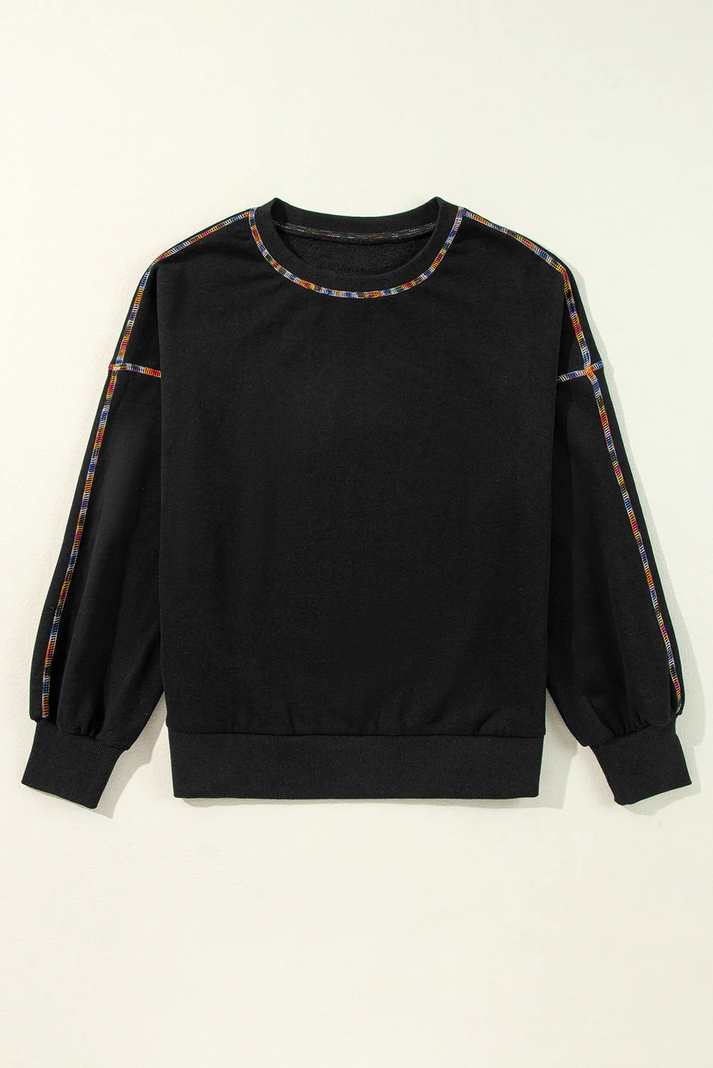 Threaded Pear Jordyn Rainbow Pullover Sweatshirt - Image 8