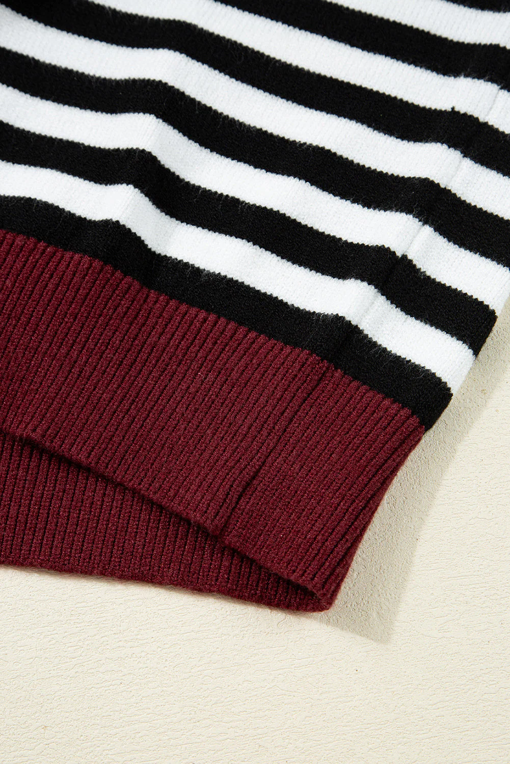 Threaded Pear Julieta Colorblock Sleeve Chic Sweater - Image 5