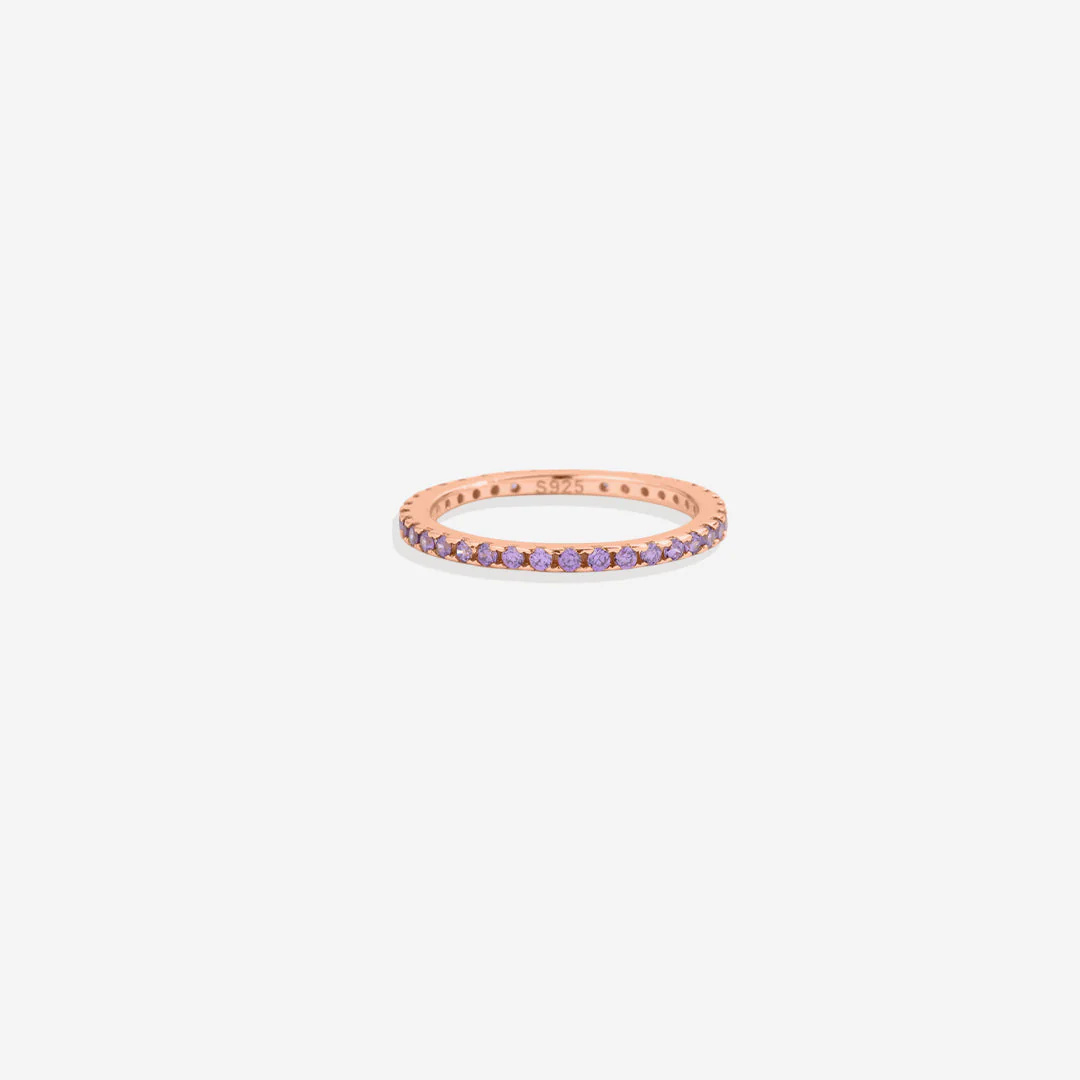 Mint & Lily June Birthstone Eternity Stacking Ring - Image 20