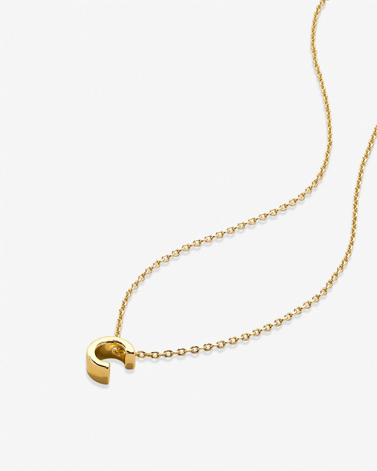 Just For You Initial Necklace — C - Image 4