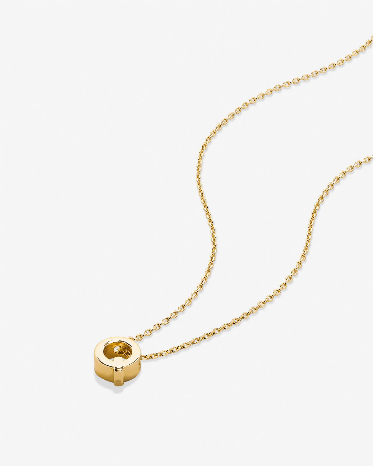 Just For You Initial Necklace — Q - Image 4
