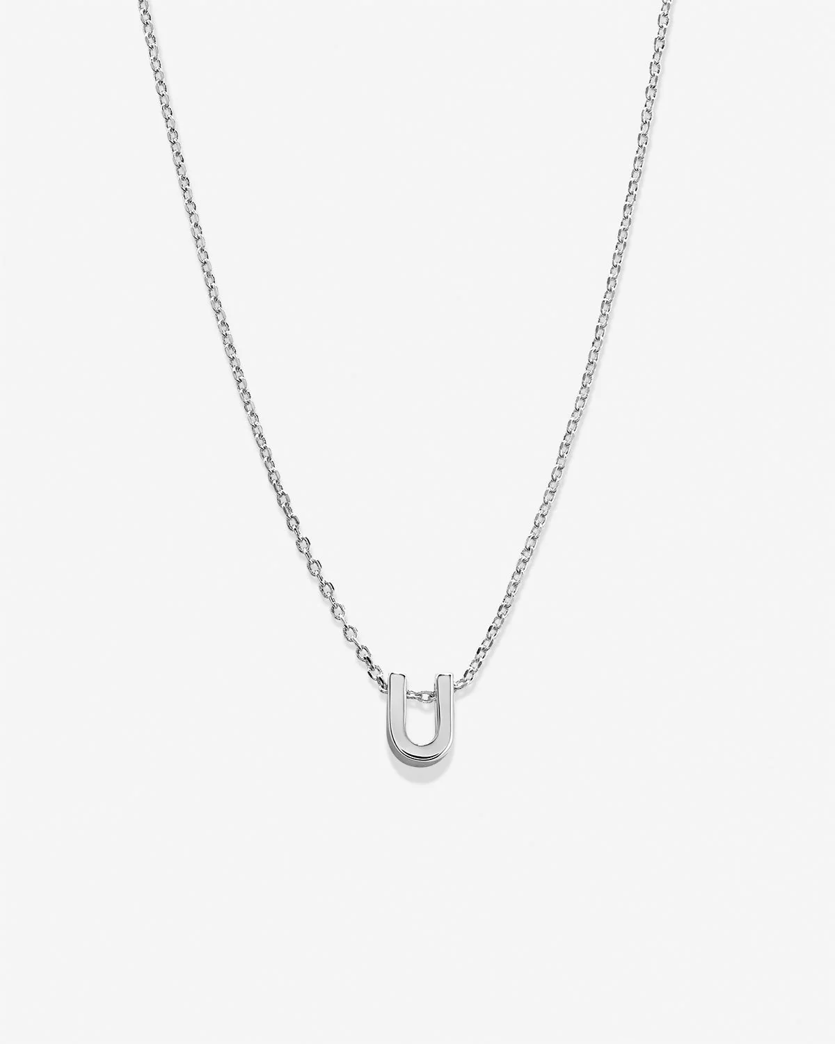 Just For You Initial Necklace — U - Image 5