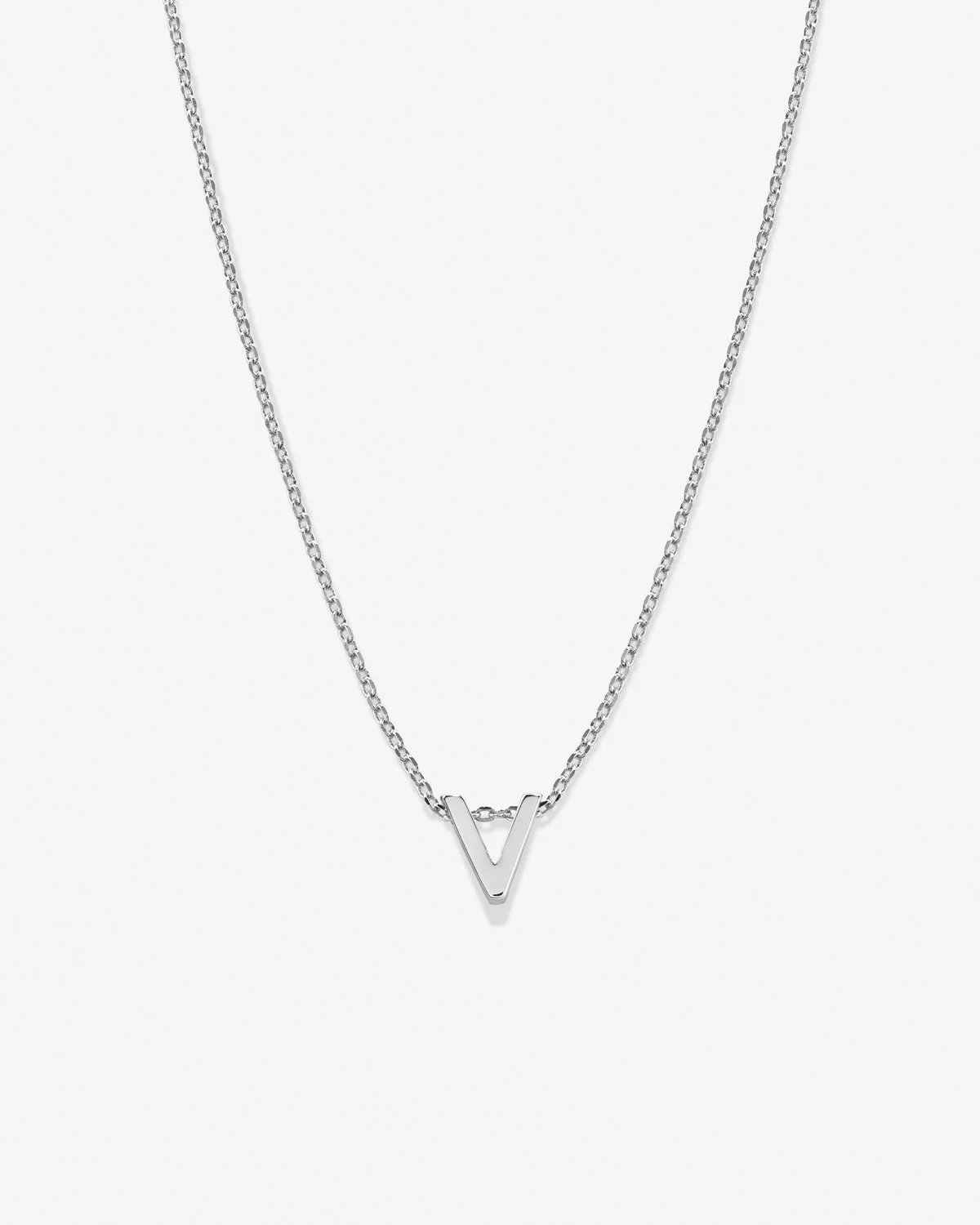 Just For You Initial Necklace — V - Image 5
