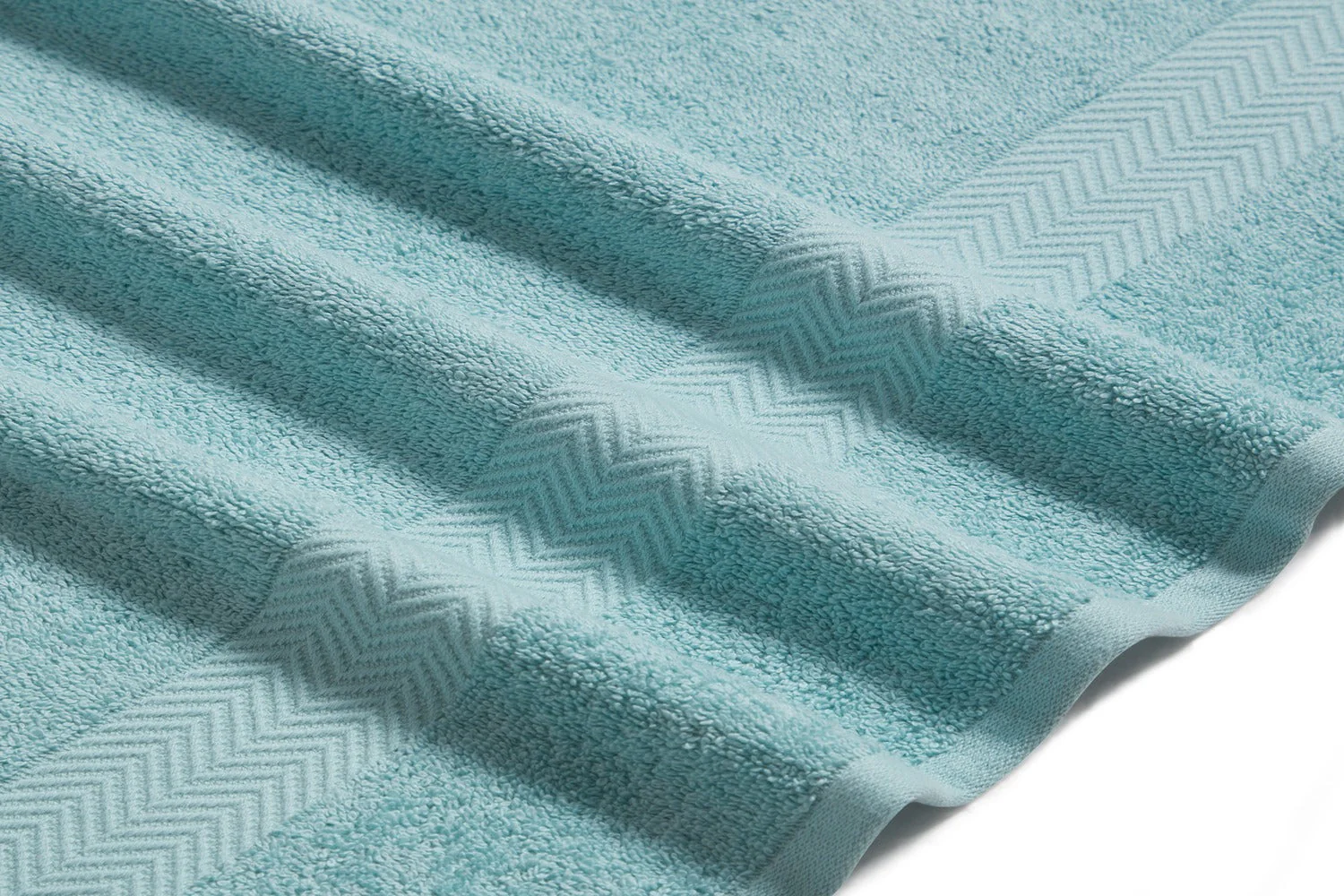 Kathy Ireland 6 Piece Chevron Jacquard Towel Set with Lets Dry - Image 11