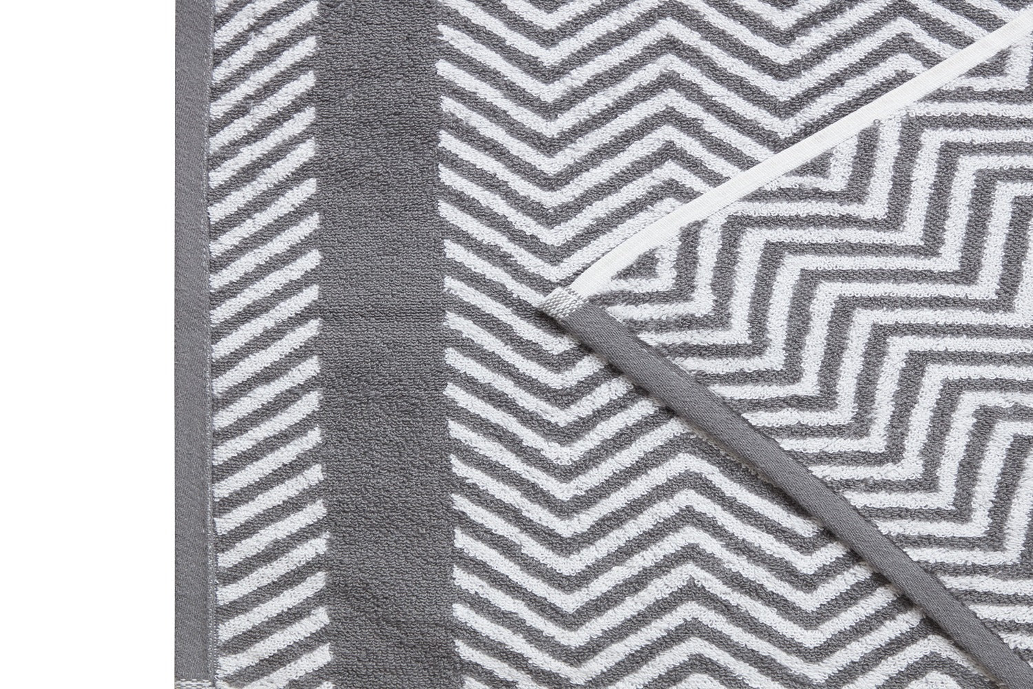 Kathy Ireland 6 Piece Chevron Jacquard Towel Set with Lets Dry - Image 17