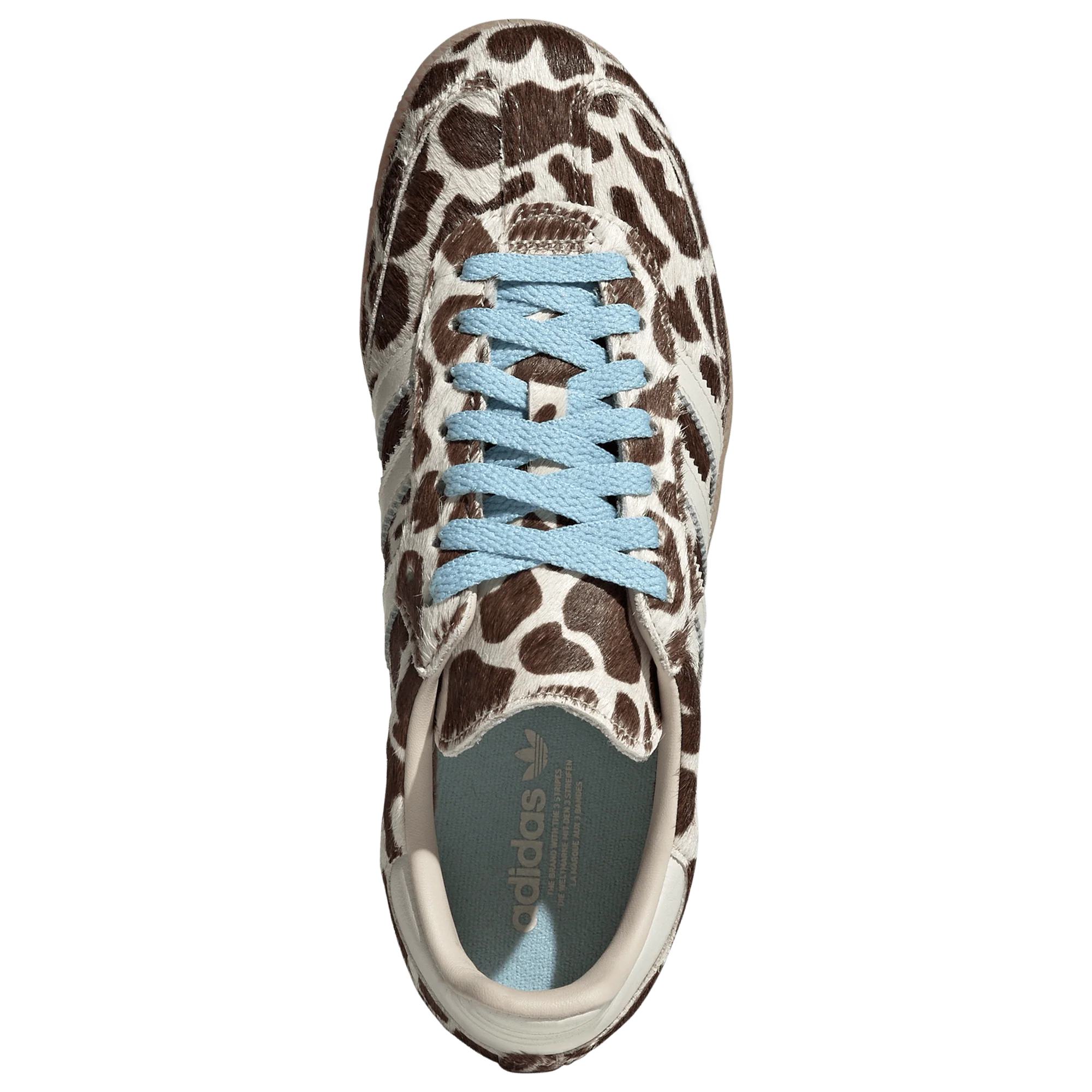[KI6669] Womens adidas Samba OG 'Giraffe Print Crystal Linen' - Image 4