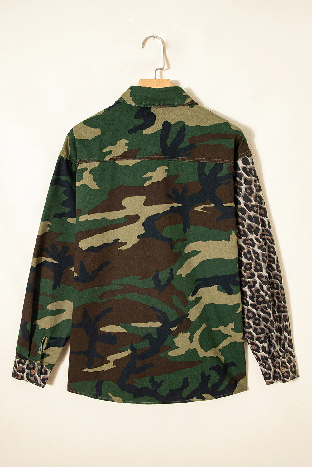 Threaded Pear Kiara Patchwork Oversize Shacket - Image 10