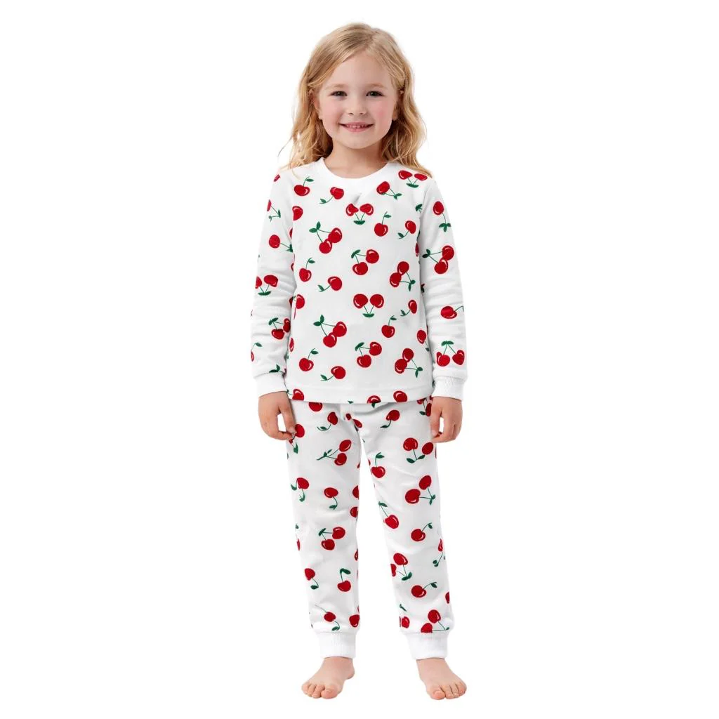 Kids and Toddlers Girls Soft 2 Pack Pajama Sets Snug Fitted Ultra Soft Sleepwear Sets Short Sleeve - Image 26