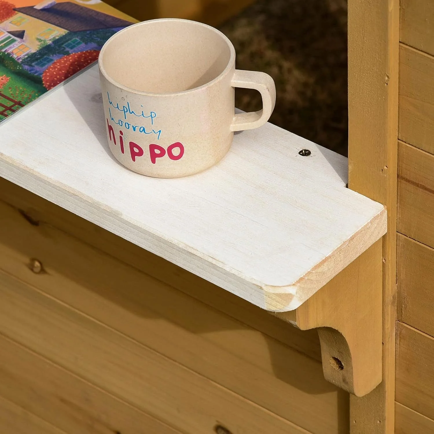 Kids Outdoor Wood Playhouse With Working Door And Windows by ShipItFurniture - Image 9