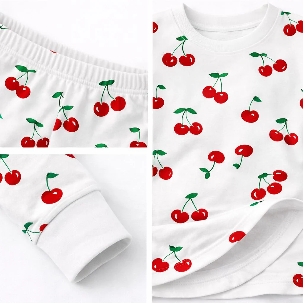 Kids Toddler Girls Short Sleeve Pajamas Set Snug Fit Soft & Stylish Cozy Comfortable Sleepwear Sets - Image 15