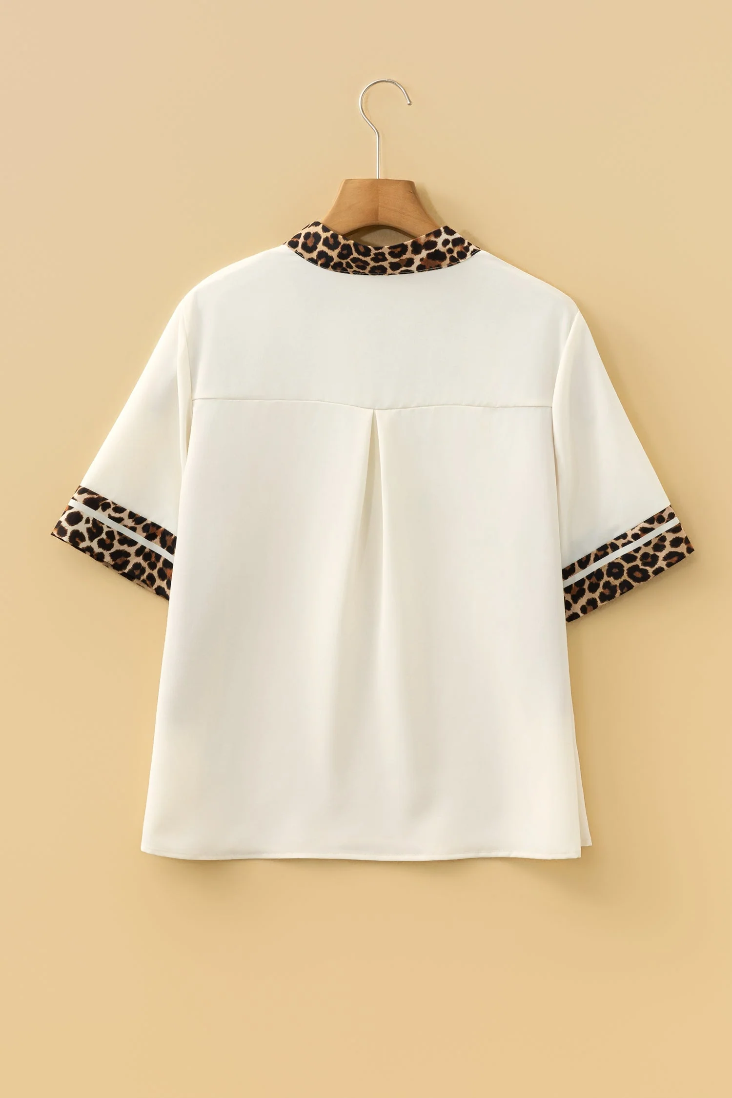 Threaded Pear Lakelyn Trim Short Sleeve Blouse - Image 8