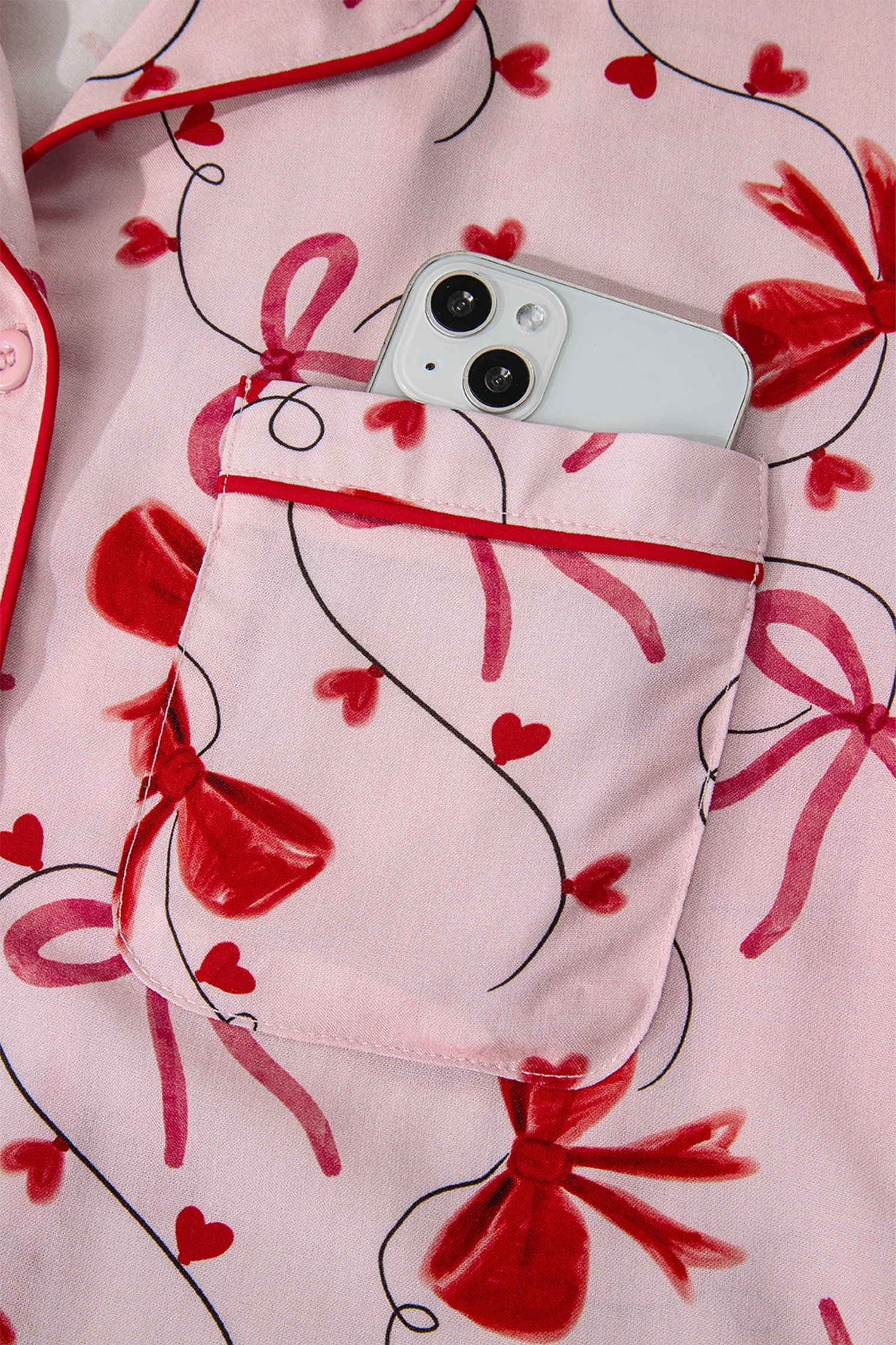 Threaded Pear Laurel Pcs Pajama Set Long Sleeve Top - Image 8