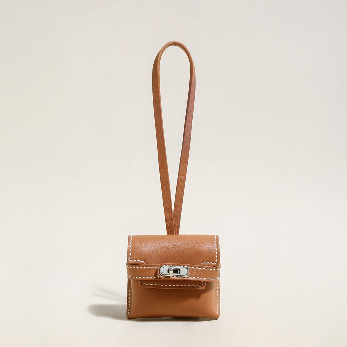 Leather Crafted Airpods Case Wrist Pouch - Image 6