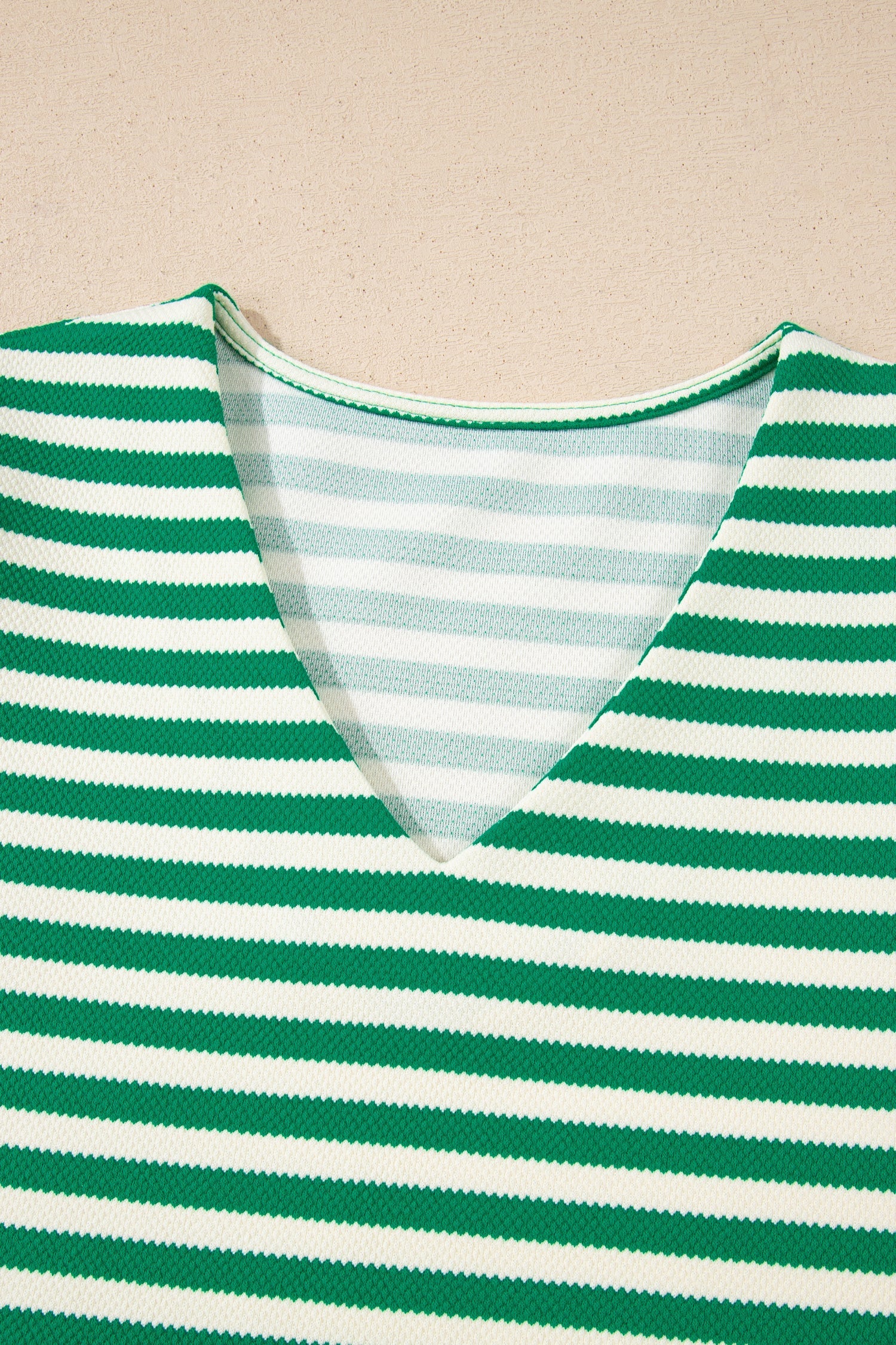 Threaded Pear Leighton Short Sleeve Patchwork Blouse - Image 7