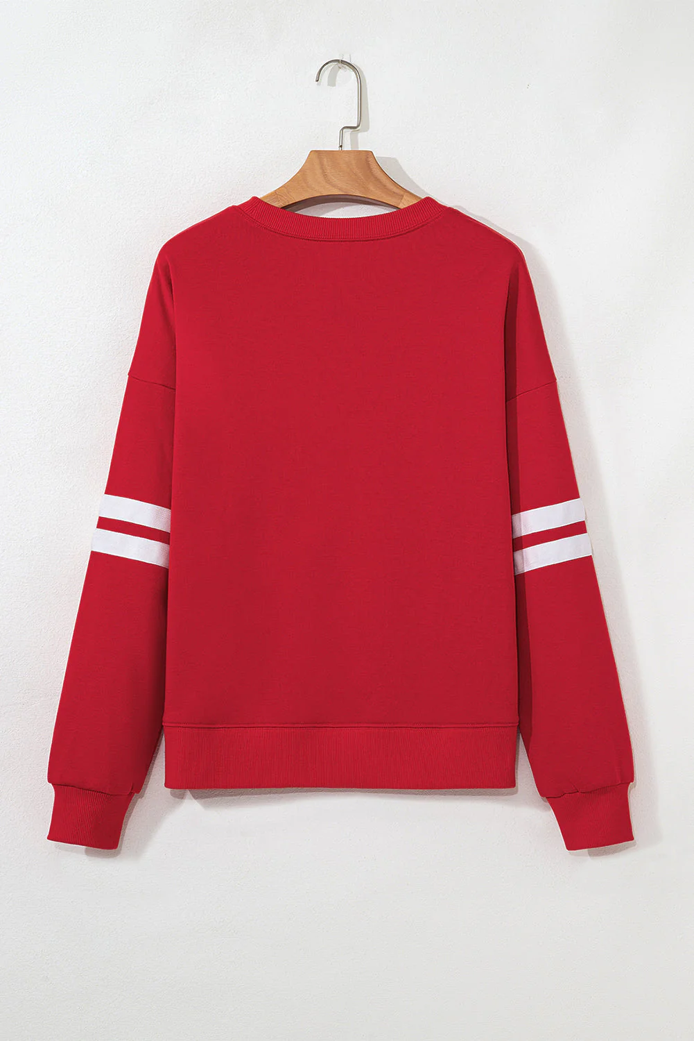 Threaded Pear Lennon Varsity Striped Oversized Sweatshirt - Image 10
