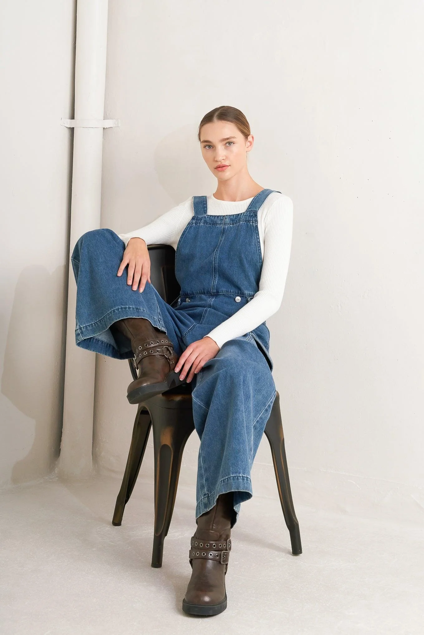 Let Me Talk Denim Cargo Pants - Image 6