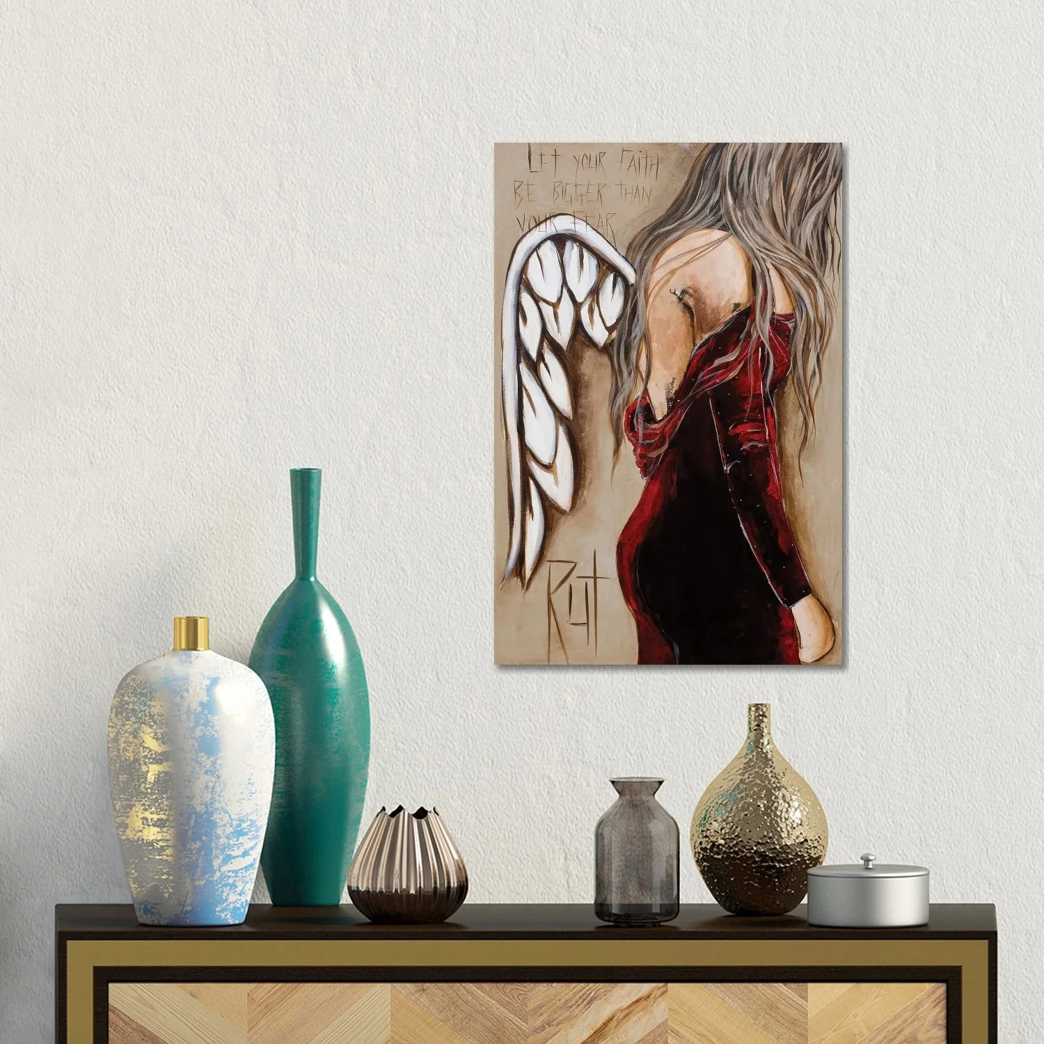 Let Your Faith by Ruth's Angels - Canvas Gallery Wrap - Image 5