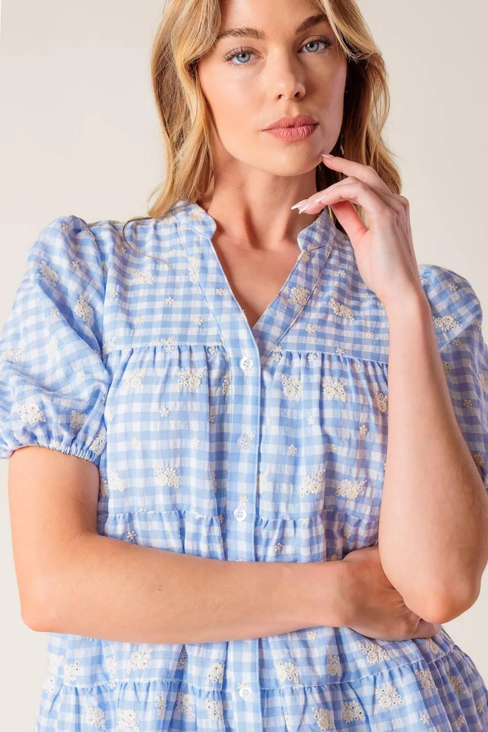 Let's Catch up Woven Babydoll Dress - Image 5