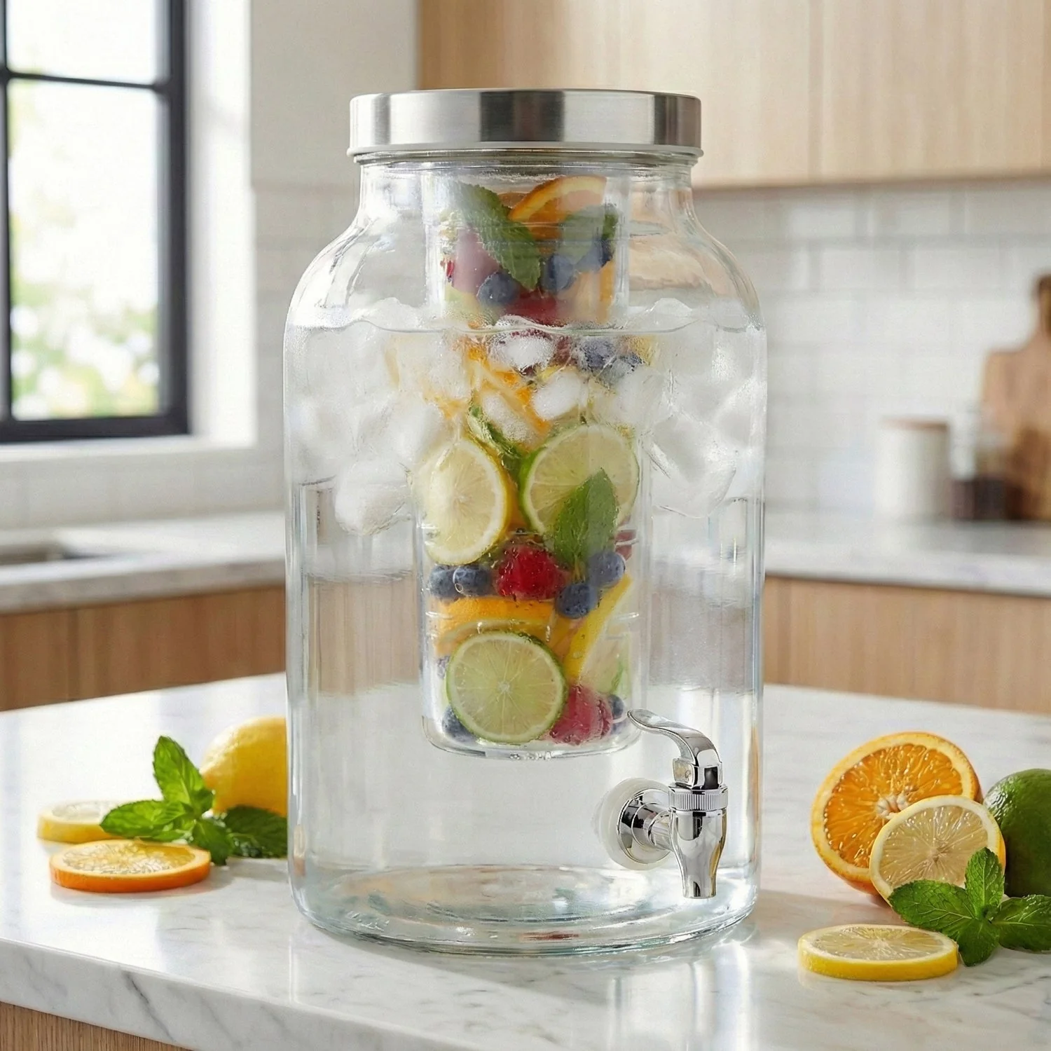 Jay Companies Lexington Beverage Dispenser With Infuser 1.5 Gal - Image 3